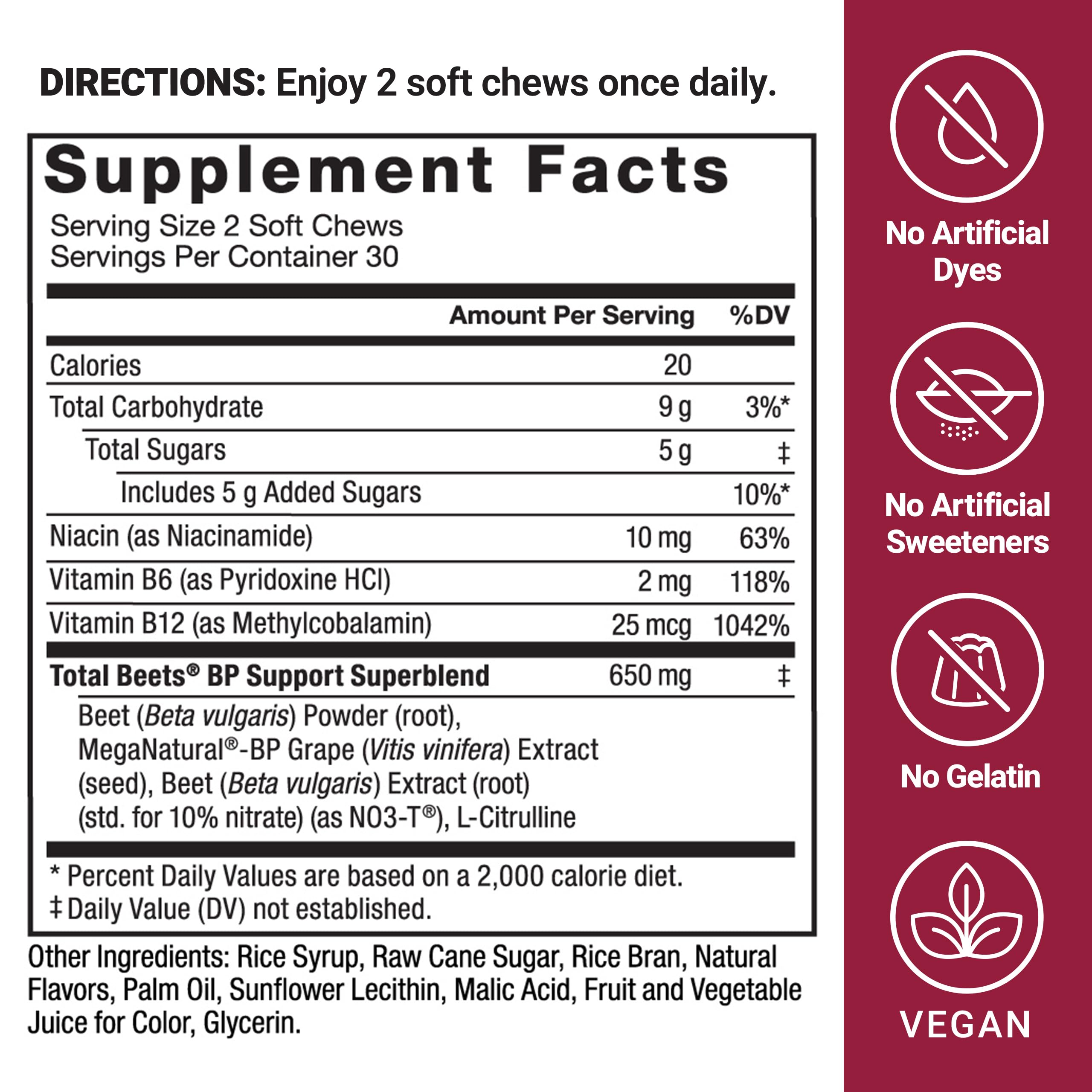 Force Factor Total Beets Blood Pressure Support Supplements with Beet Powder, Great Force FactorAu supplements