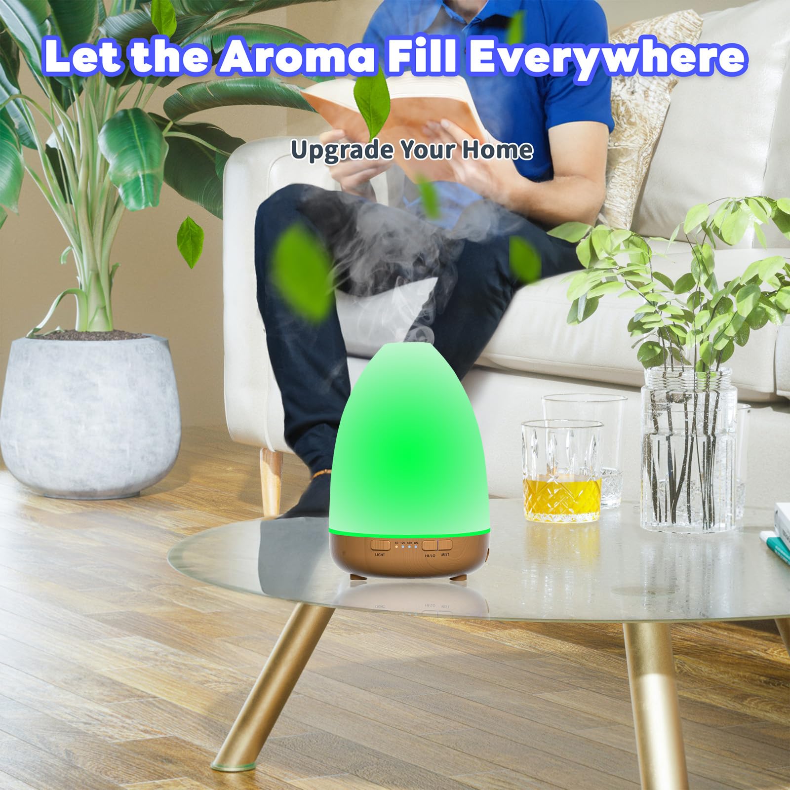 200ml Essential Oil Diffuser, Aromatherapy Diffuser,Enhanced Essential Oil Diffuser, Cool Mist Humidifier LovegergerAu supplements
