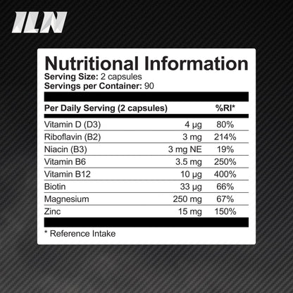 ZM6 - High Strength Zinc Magnesium Supplement - Zinc and Magnesium Tablets Iron Labs NutritionUS supplements