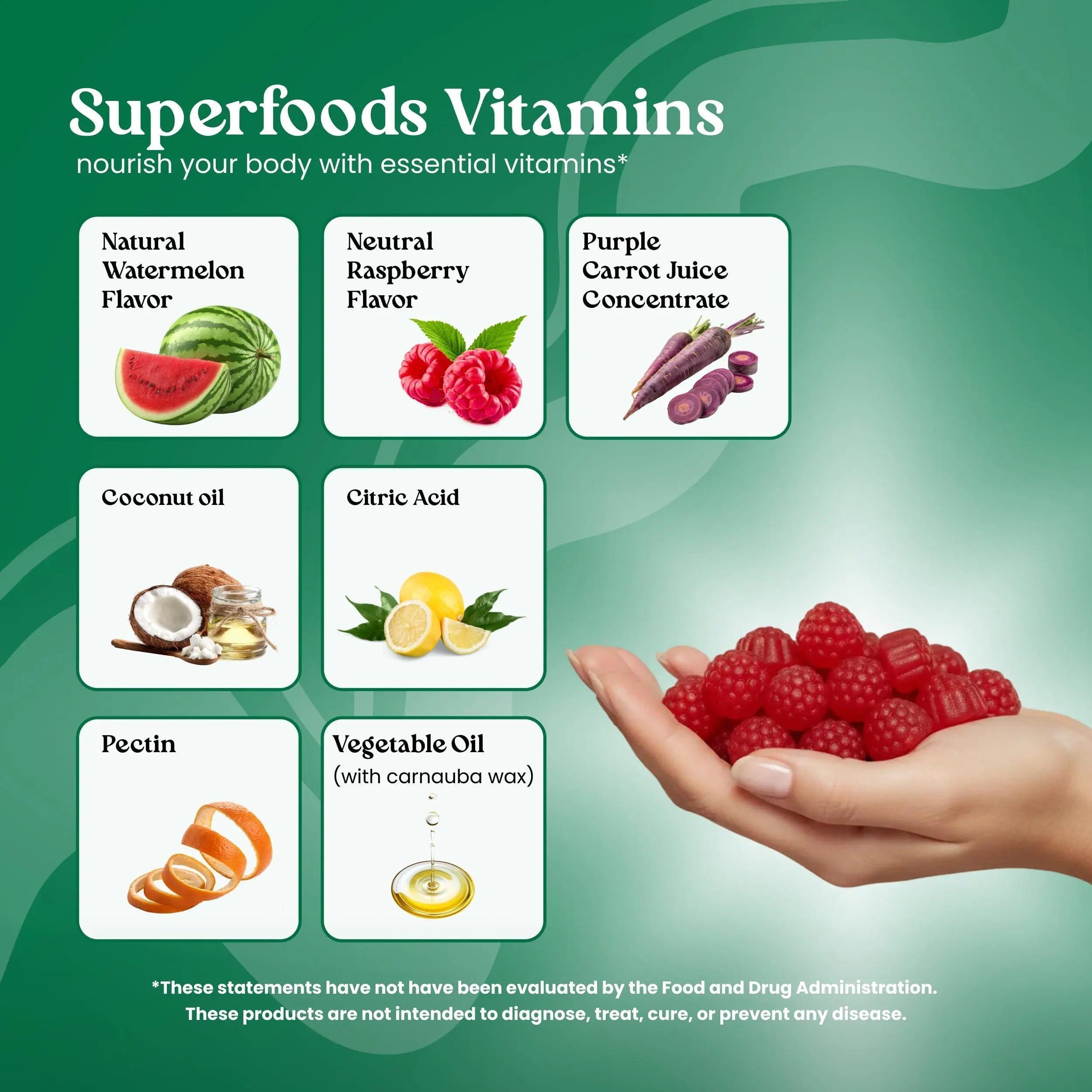 VITA GLOBE Superfood Gummy Vitamins – Immune Health & Antioxidant Support – Daily Wellness Gummies for Adults & Kids – Vegan VITA GLOBEAu supplements
