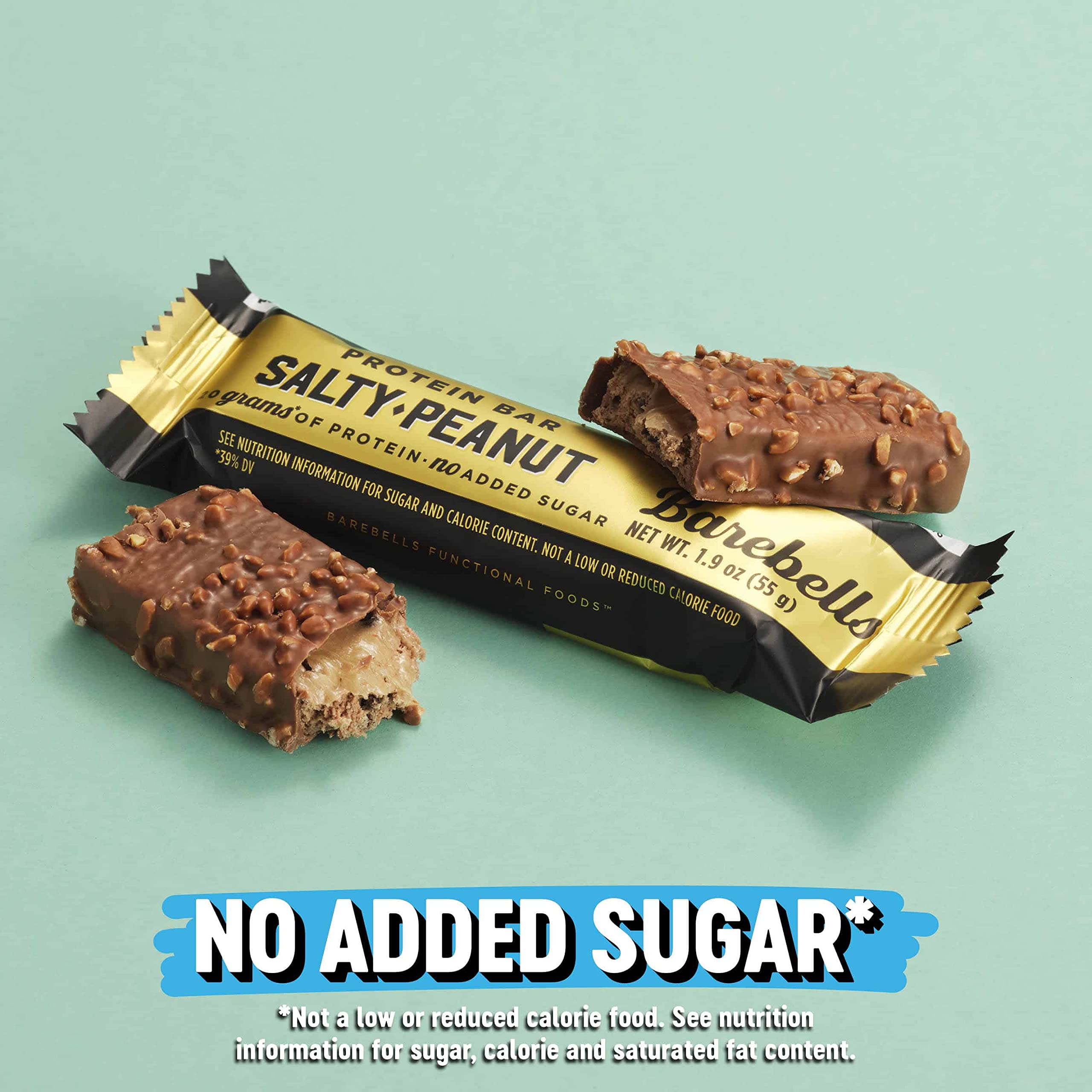 Barebells Salty Peanut Protein Bars, 12 Count - 20g Protein, 1g Sugar Snack Bars BAREBELLSUS supplements
