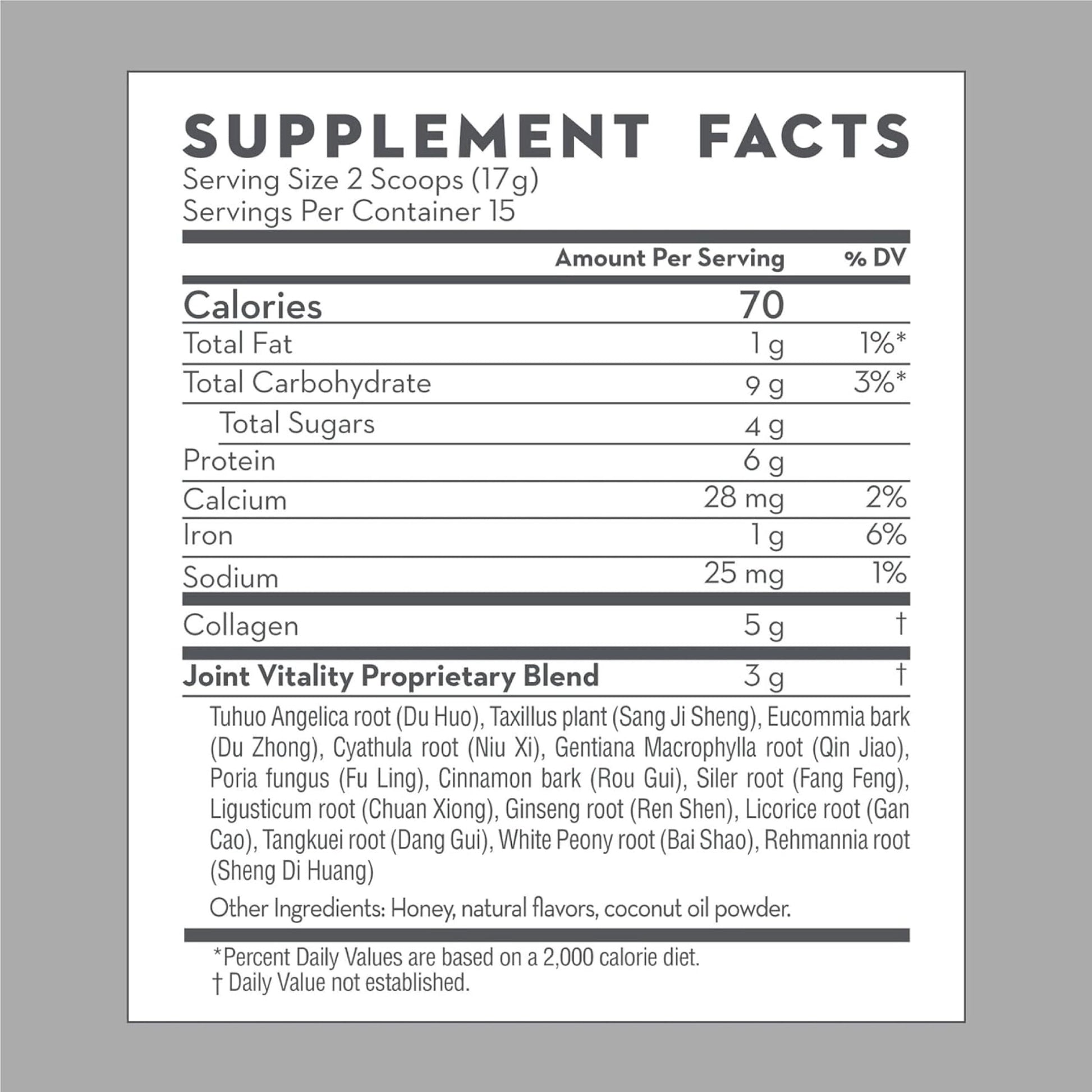 D'AO Labs Joint Vitality Powder - Joint Support - Du Huo Ji Shen Tang Traditional Chinese Herbal - Increased Mobility & Flexibility - Spiced Cocoa & Cinnamon Flavor - 15 Servings DAO LabsAu supplements