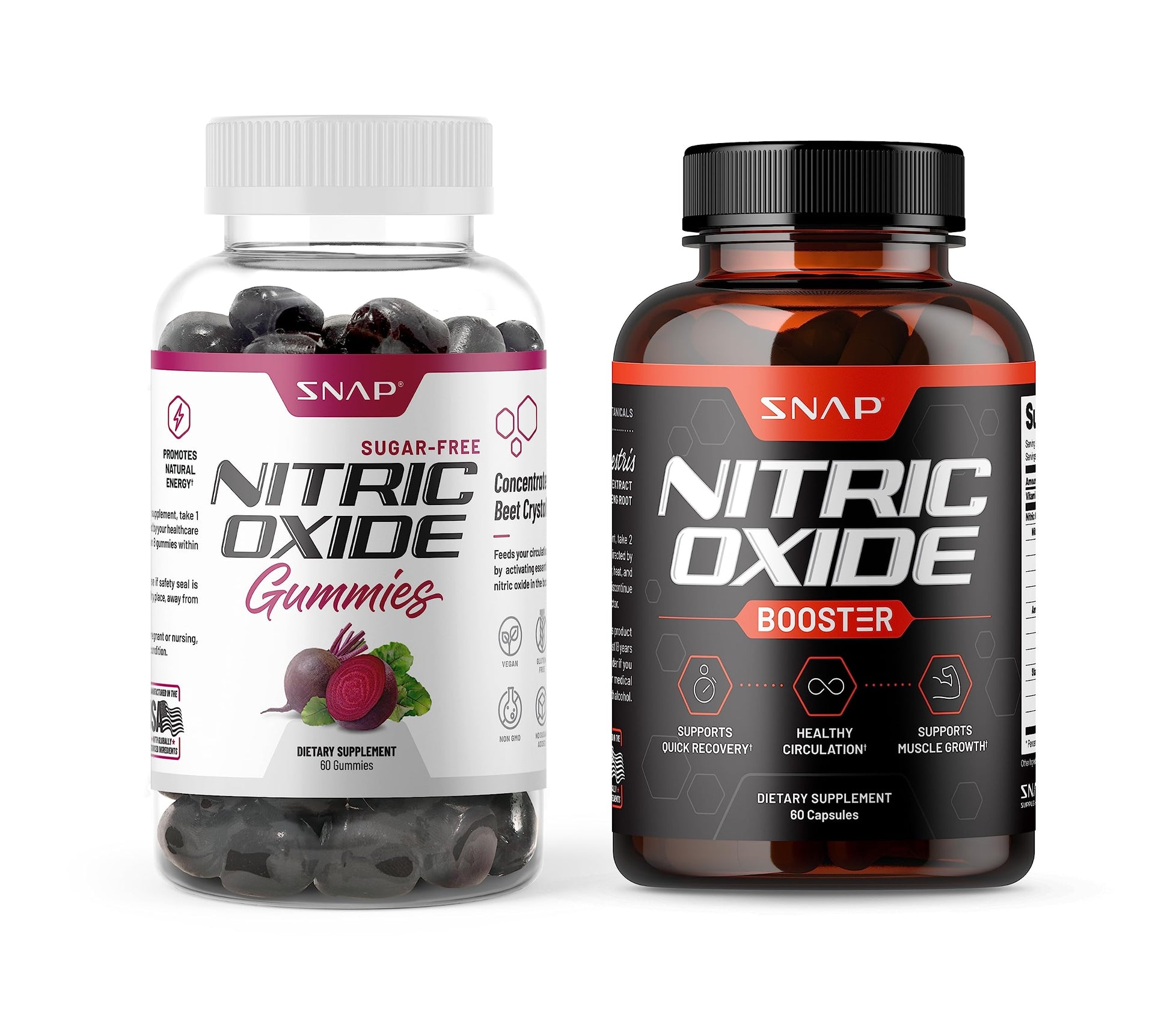 Snap Supplements Nitric Oxide Gummies and Capsules Snap SupplementsAu supplements