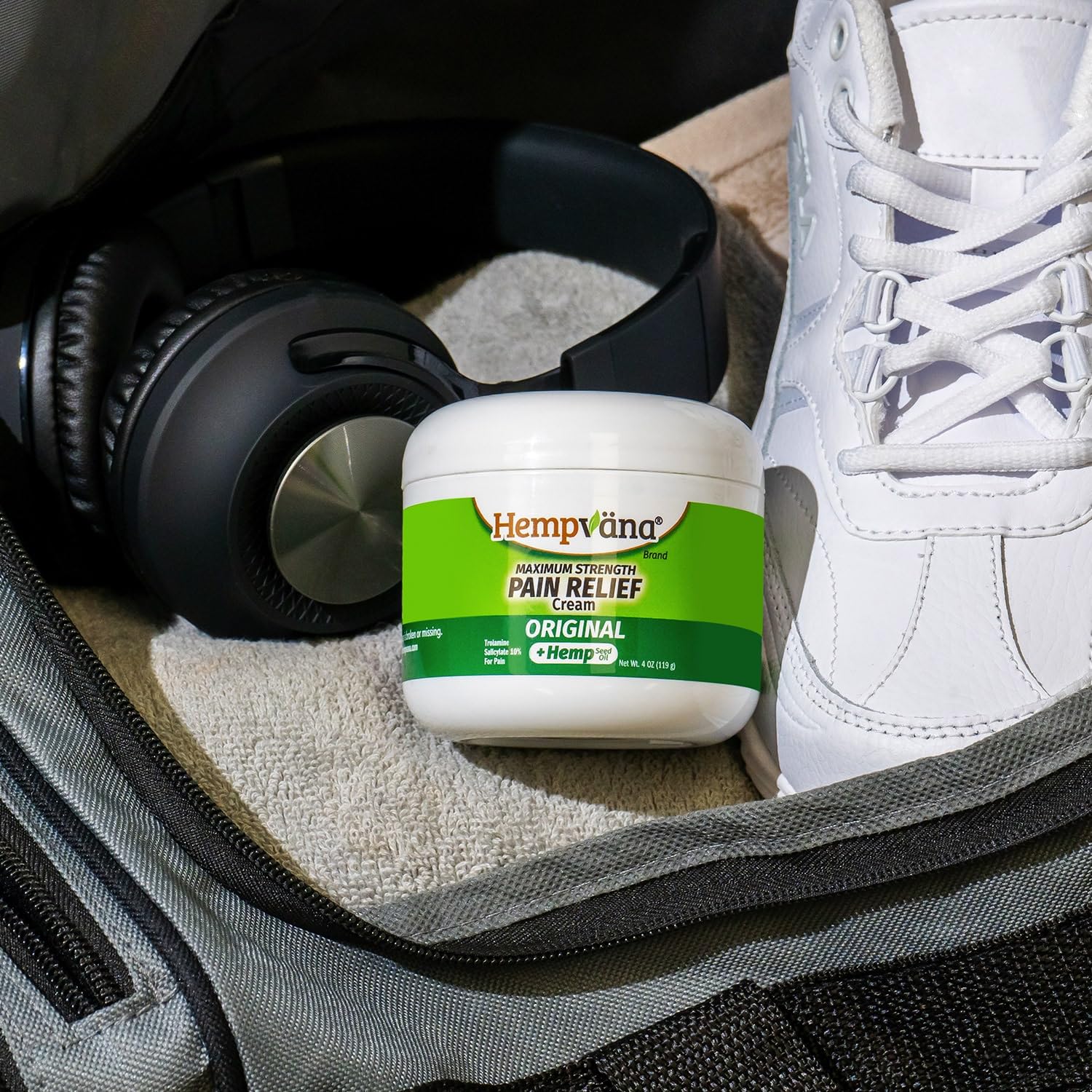 Hempvana Maximum Strength Relief Cream. Hemp Seed Oil for Muscles & Joints, AS SEEN ON TV, Odor-Free, Non-Greasy, Long-Lasting Relief HempvanaAu supplements