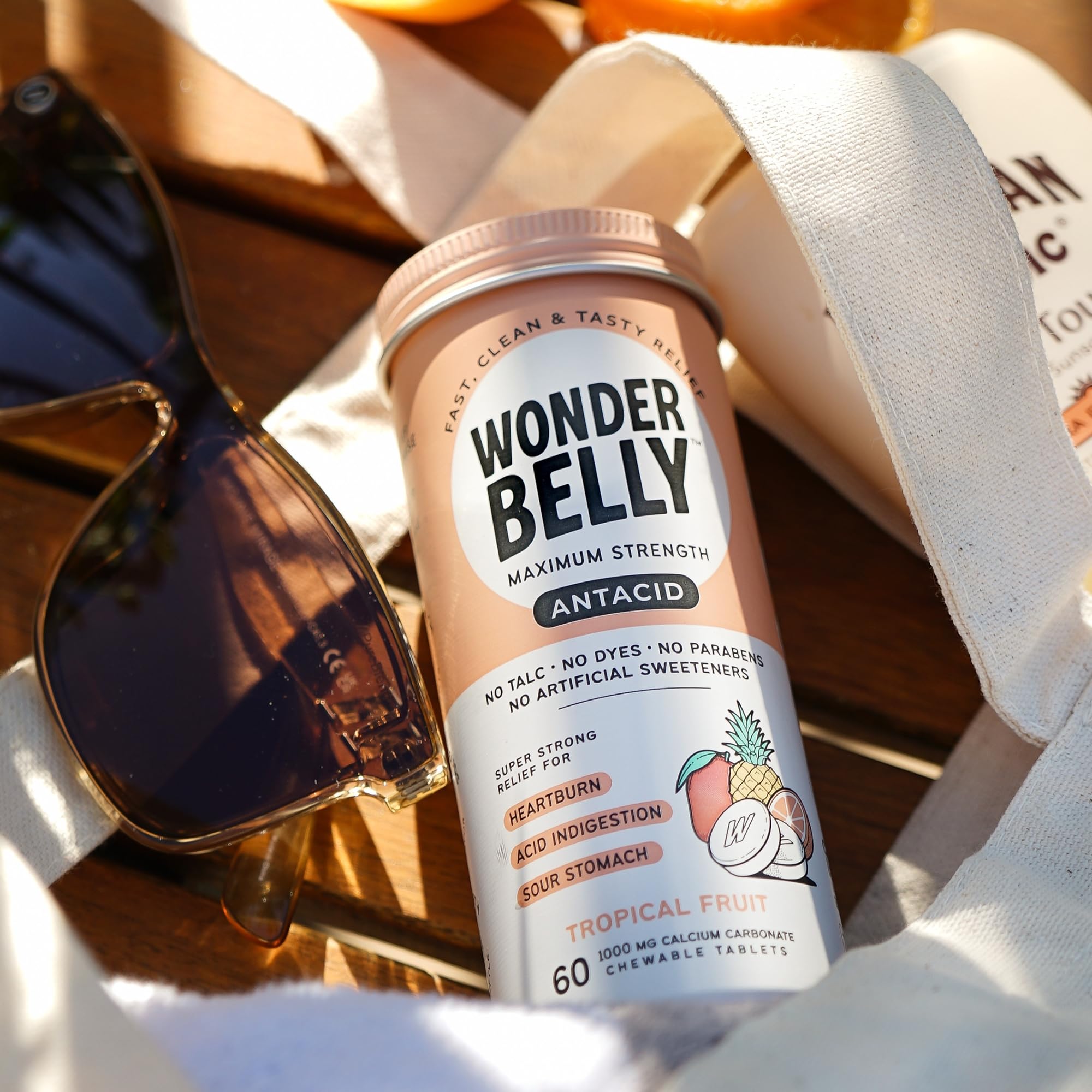 Wonderbelly Antacid, Effective Heartburn and Instant Acid Indigestion Relief, Maximum WonderbellyAu supplements