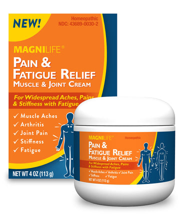 MagniLife Pain and Fatigue Relief Cream, 4 oz, Fast-Acting Relief for Fibromyalgia Symptoms, Muscle Aches & Joint Pain, Helps Relieve Soreness & Tenderness, Deep Penetrating Formula MagniLifeAu supplements