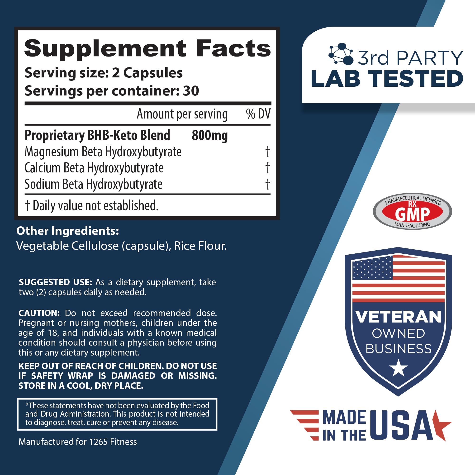 FIT60 Keto Diet Pills for Men & Women - Boost Energy and Mental Clarity for Enhanced Focus FIT60US supplements