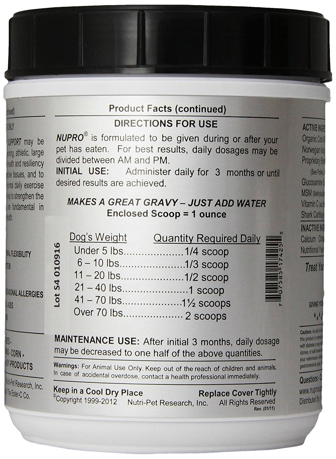 Nupro Joint and Immunity Supplement, 30-Ounce XllentAu supplements