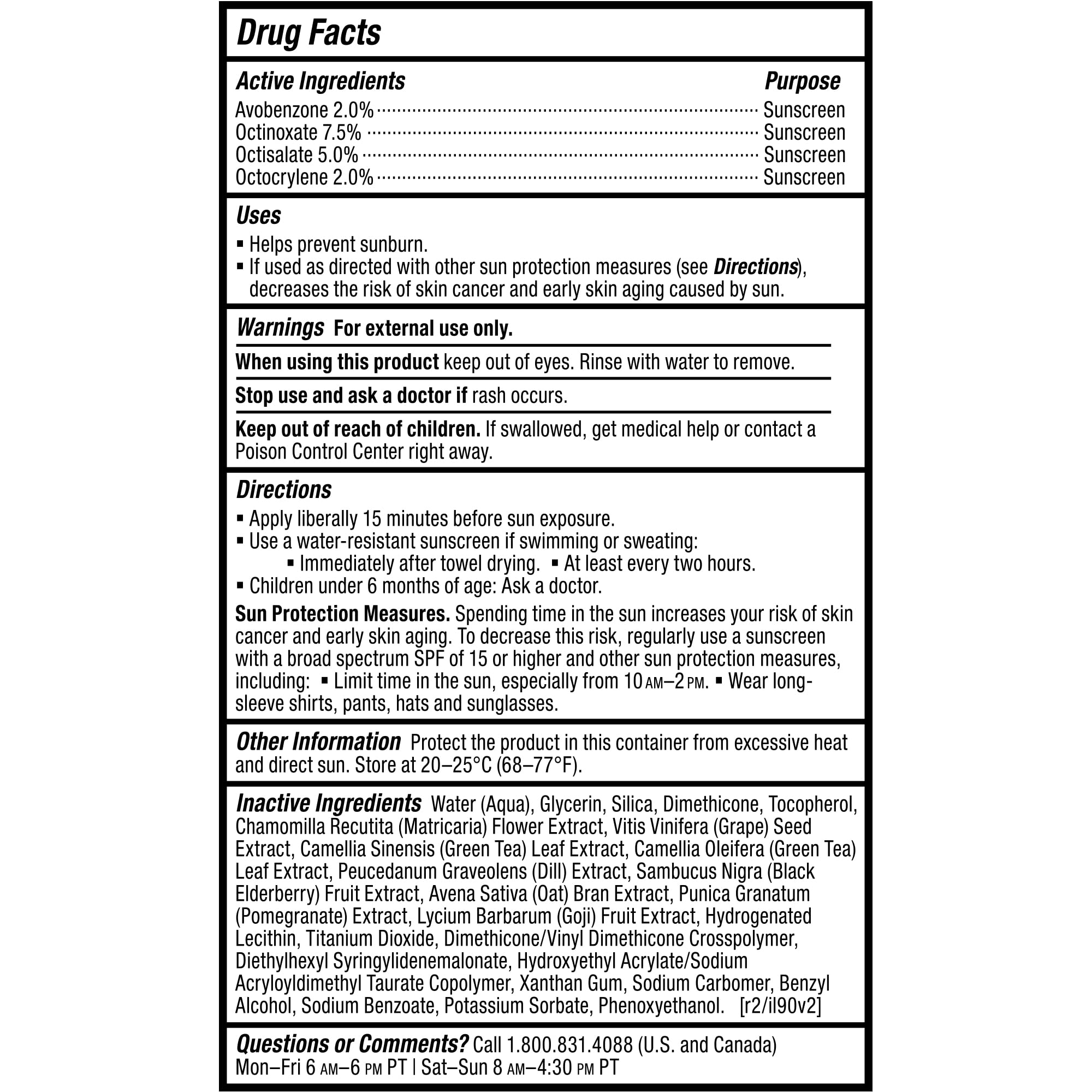 Paula's Choice RESIST Daily Hydrating Fluid Face Moisturizer with SPF 50 Sunscreen, Face Sunscreen for Oily Skin, Chamomile & Vitamin E