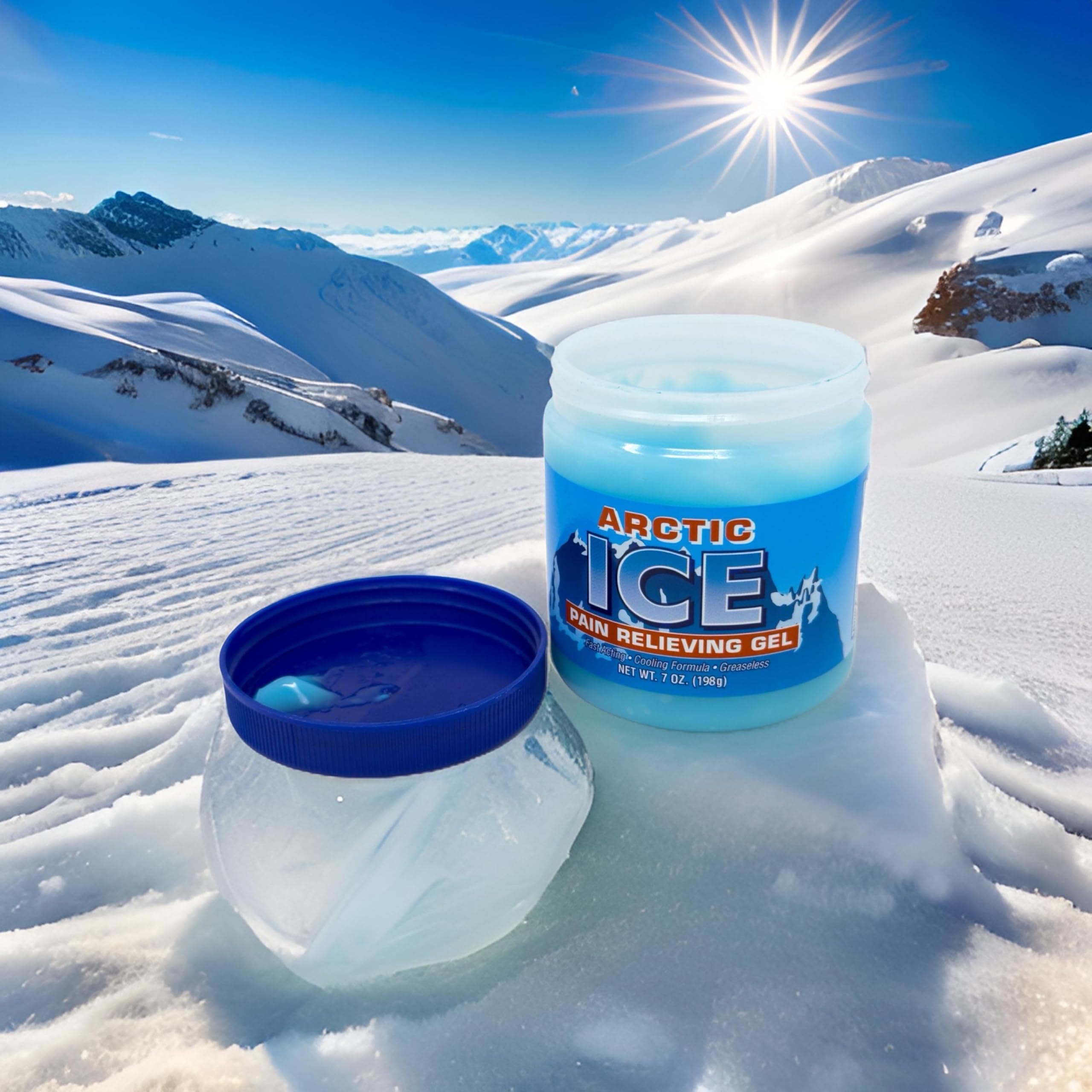 Artic Ice Pain Relieving Gel 2% Menthol Blue 7 Ounce, 1 Count Artic IceAu supplements