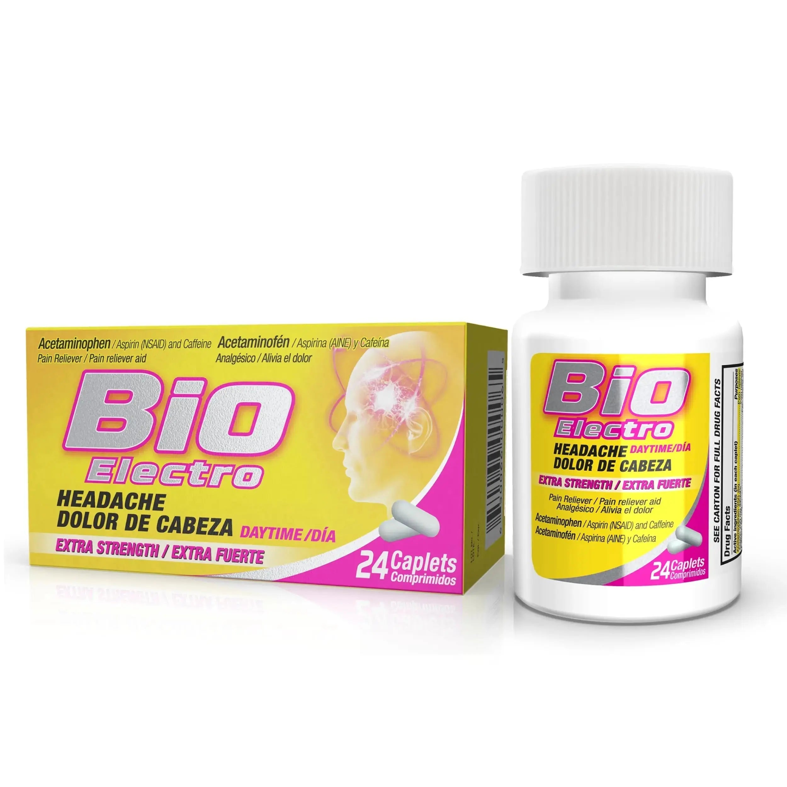 BioElectro Extra Strength Pain & Headache Relief Tablets, 24 Count BioElectroAu supplements