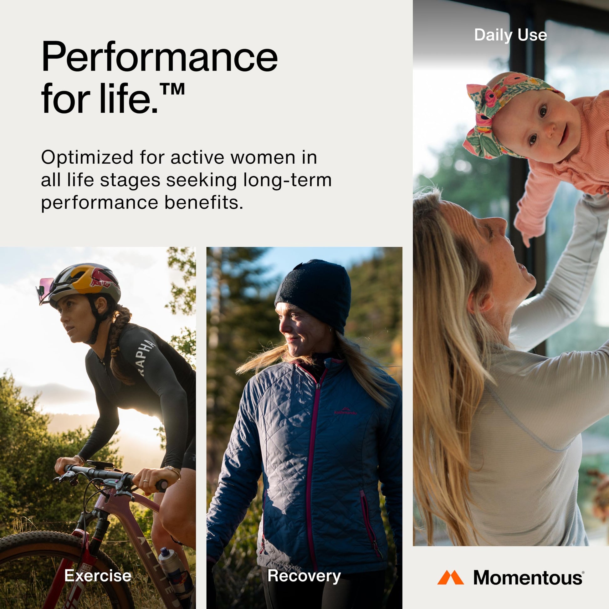 Momentous The Women's Three Bundle - Iron+, Calcium, & Vitamin D3 (2,000 IU) - 3 Critical Nutrients for All Women in 1 Daily Supplement System - NSF Certified for Sport - Gluten-Free - 60 Servings MomentousAu supplements