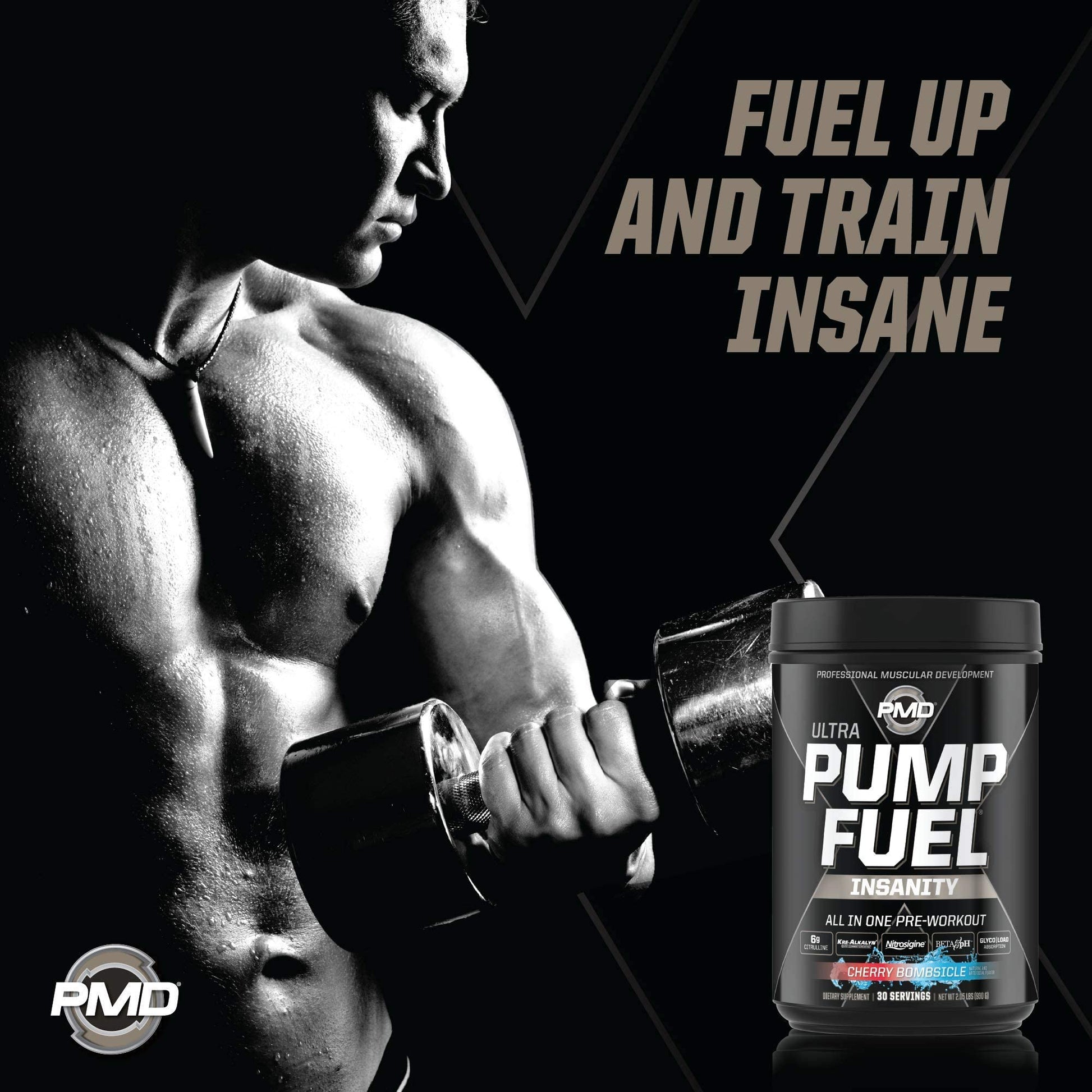PMD Sports Ultra Pump Fuel Insanity - Pre Workout – Cherry Bombsicle (30 Servings) PMDAu supplements