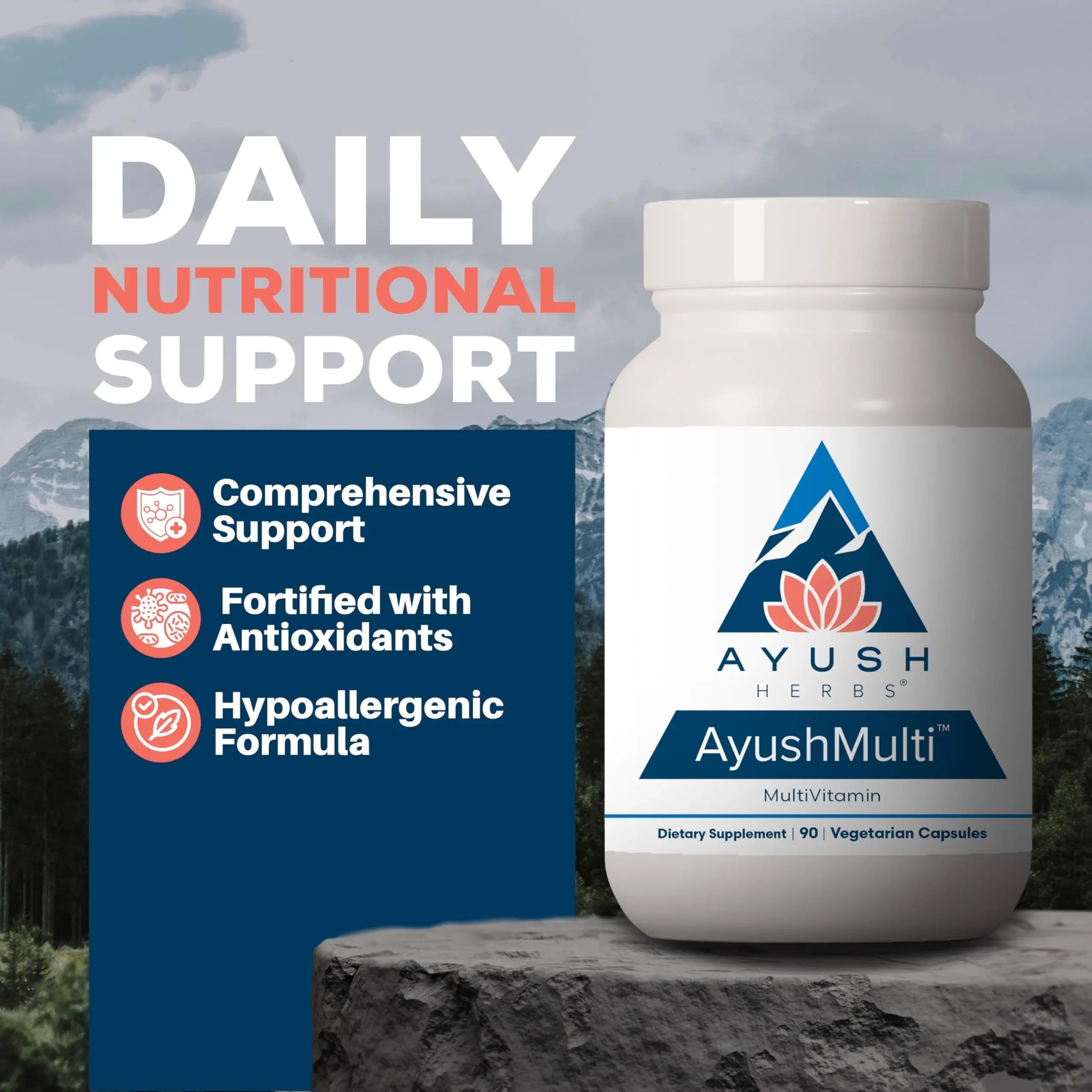 Ayush Herbs Ayush Multi - Multi Vitamin Capsules, Multivitamin with Iodine & Zinc for Men & Women Ayush HerbsAu supplements