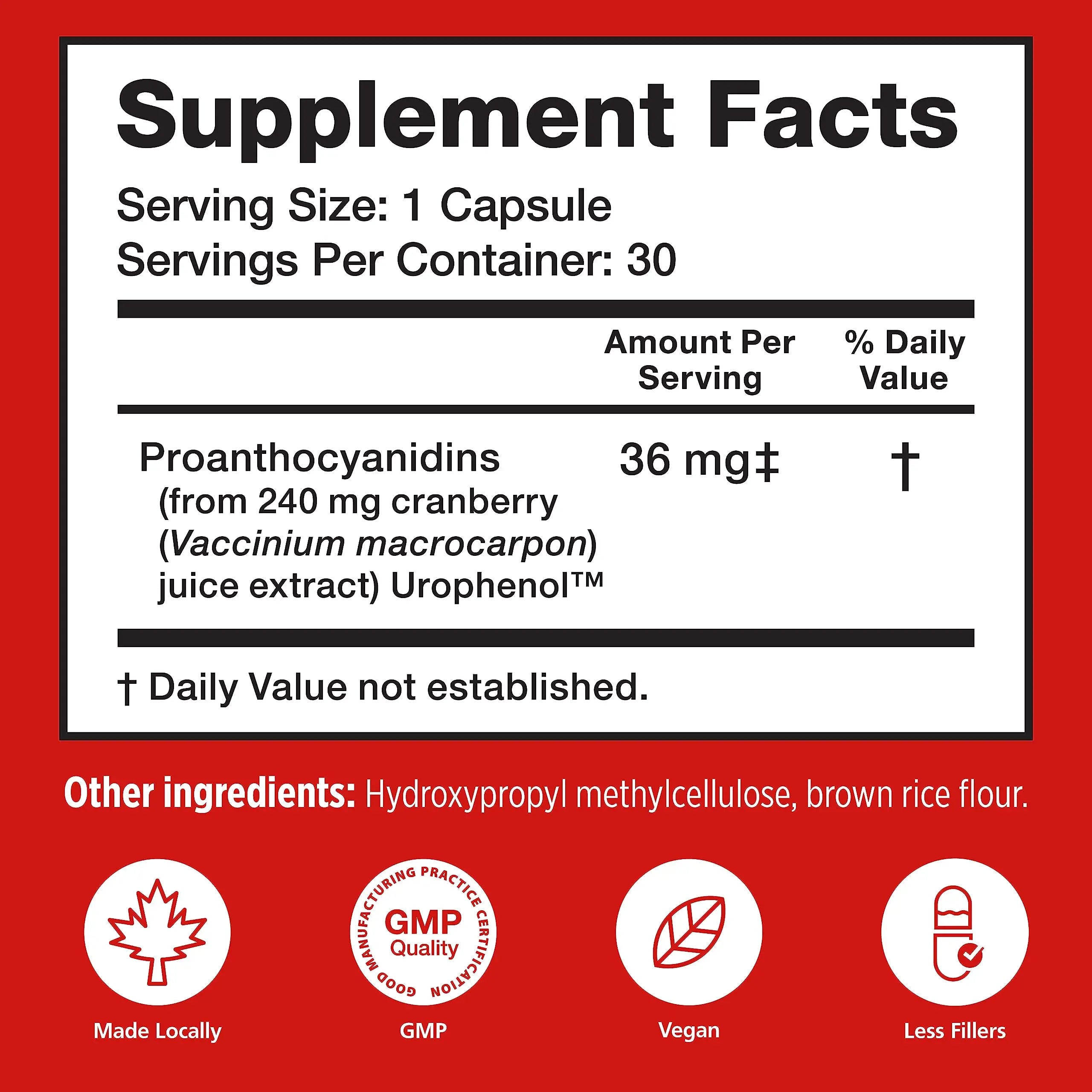 20% Bundle Utiva Cranberry PACs 30 Vegi Capsules Cranberry Supplement for Urinary Tract Health for Women and Men + Utiva D-Mannose 500mg 120 Capsules Naturally Flush The Bladder and Urinary Tract Szio+Au supplements