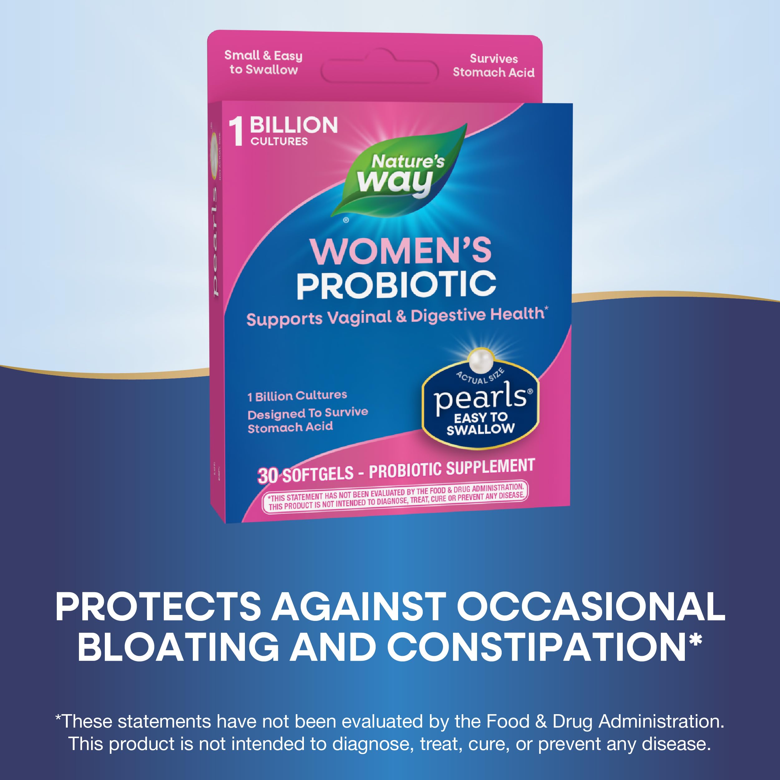 Nature's Way Women's Probiotic Pearls, Supports Vaginal and Digestive Health*, 1 Billion Live Cultures Nature's WayAu supplements