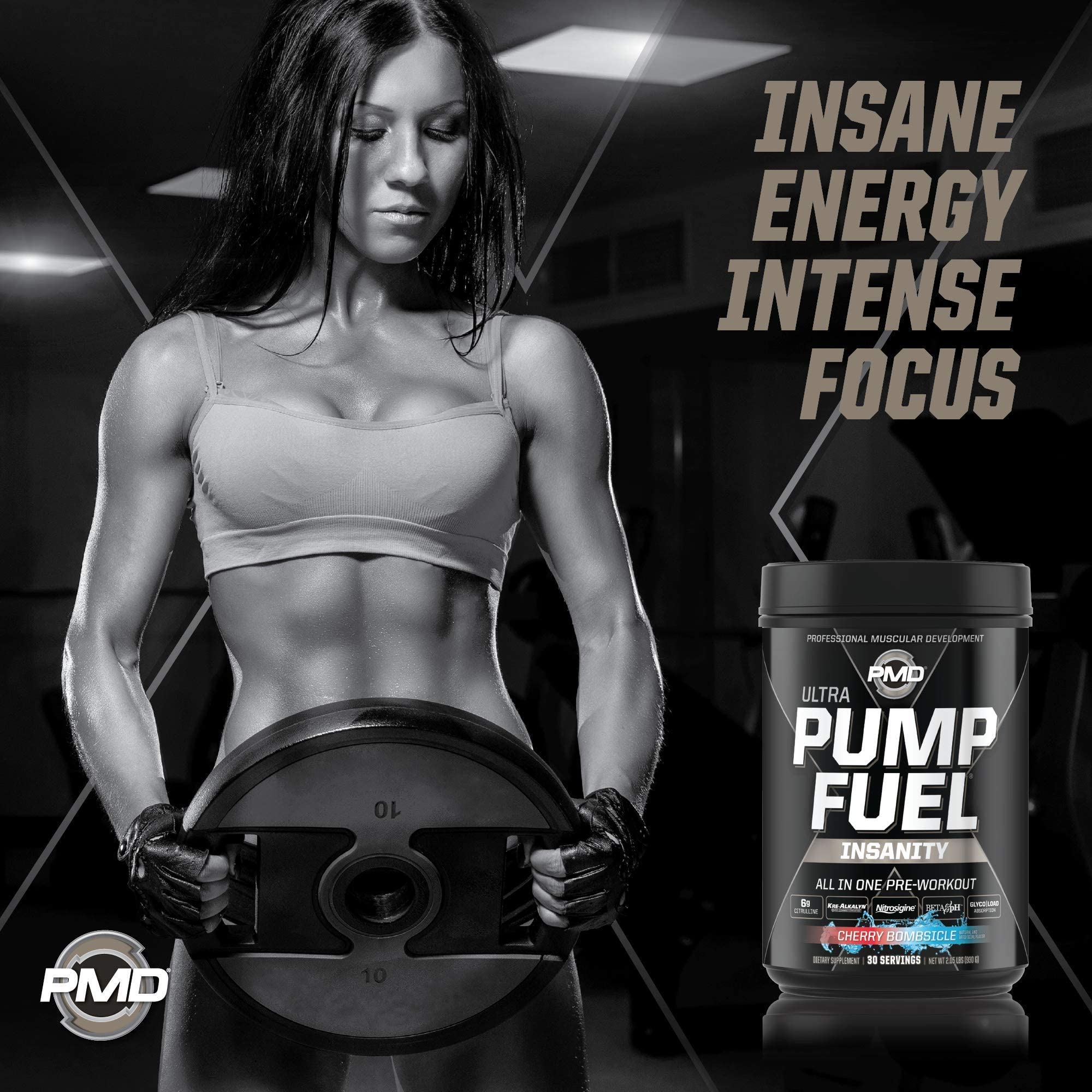 PMD Sports Ultra Pump Fuel Insanity - Pre Workout – Cherry Bombsicle (30 Servings) PMDAu supplements
