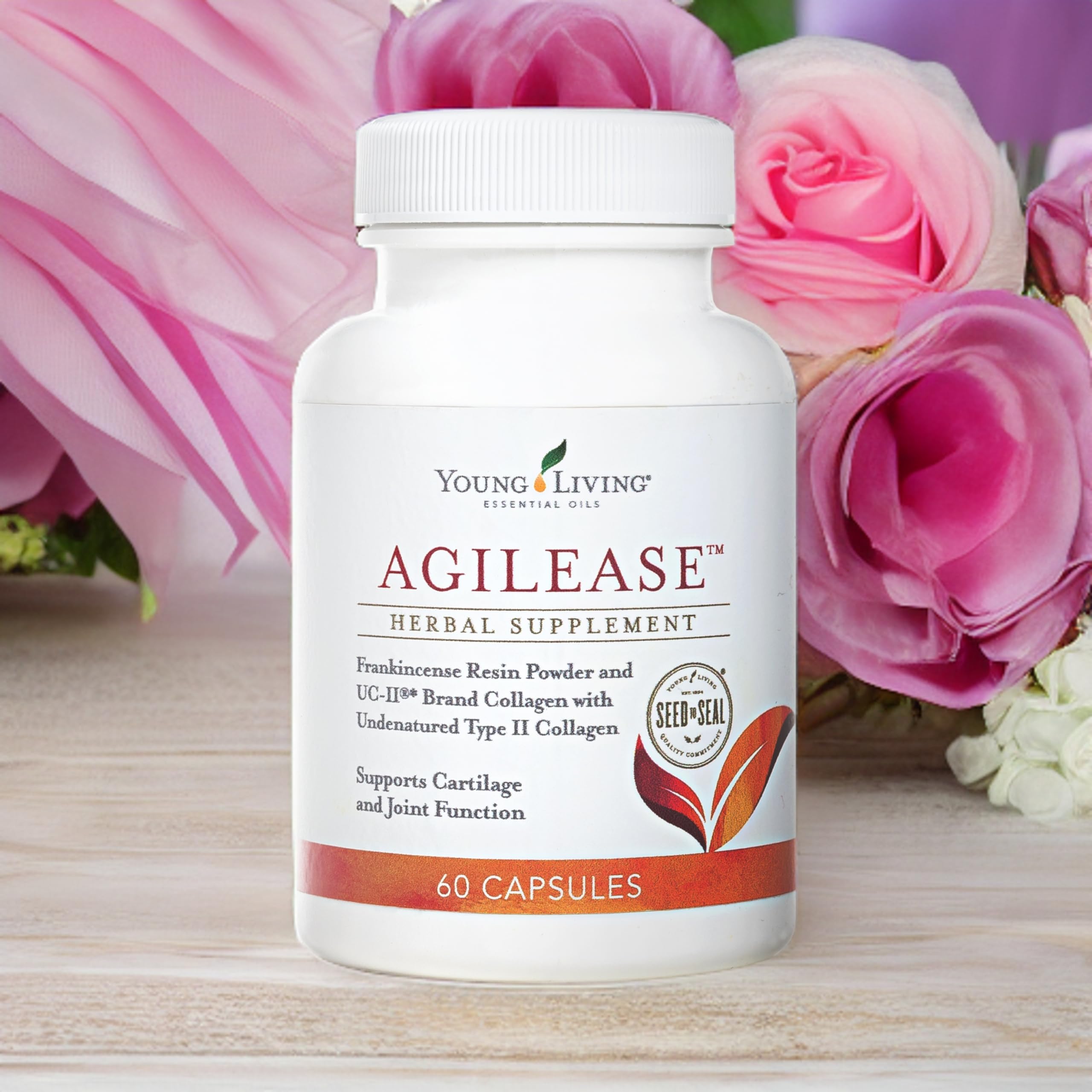 Young Living AgilEase Capsules | 60 Count | UC-II Collagen Supplement | Supports Mobility & Flexibility | Helps Maintain Joint Health & Exercise Recovery Young LivingAu supplements