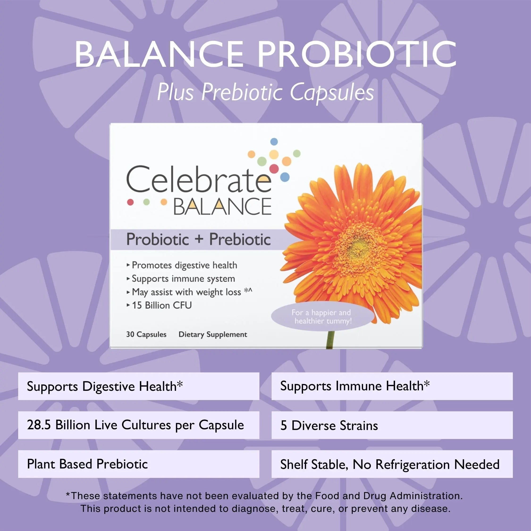 Celebrate Vitamins CelebrateONE Bariatric Multivitamin 18mg Iron & Balance Probiotic + Prebiotic Capsules Bundle – Supports Digestive Health, Iron Levels Celebrate Bariatric SupplementsAu supplements