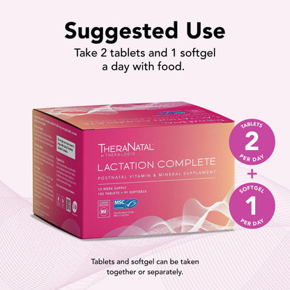 Theralogix TheraNatal Lactation Complete Postnatal Vitamin Supplement - 13-Week TheralogixUS supplements