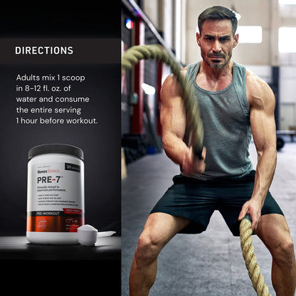 Novex Biotech PRE-7 Pre-Workout Powder – Best preworkout for Men - Boost Energy Novex BiotechUS supplements
