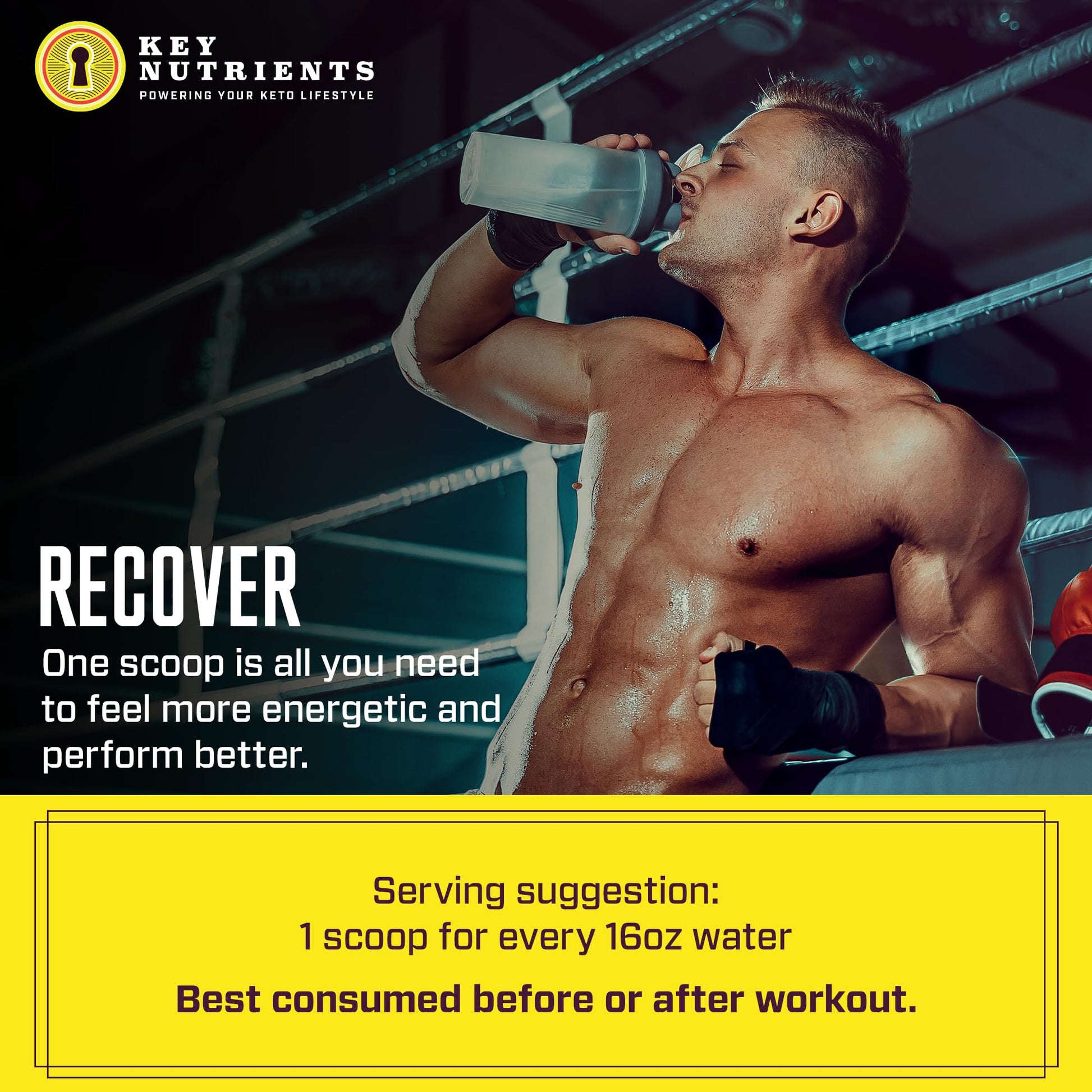 Key Nutrients Electrolytes Hydration Powder - Refreshing Lemonade Drink Mix KEY NUTRIENTSAu supplements
