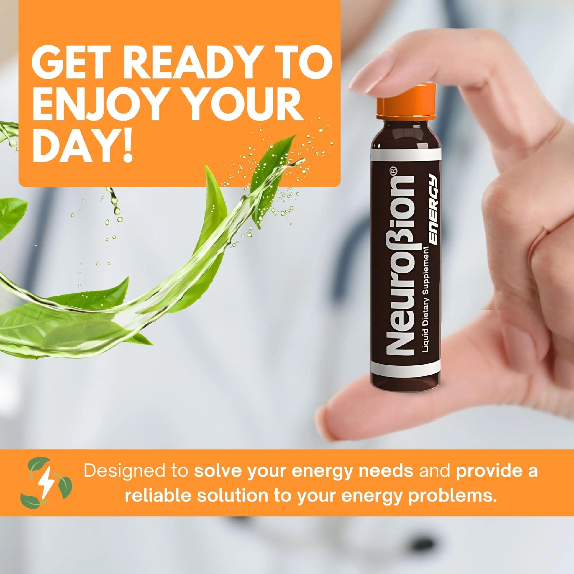 Neurobion Energy Liquid Dietary Supplement Multivitamins + Enegy Blend 10 vials x 250 ml NeurobionAu supplements