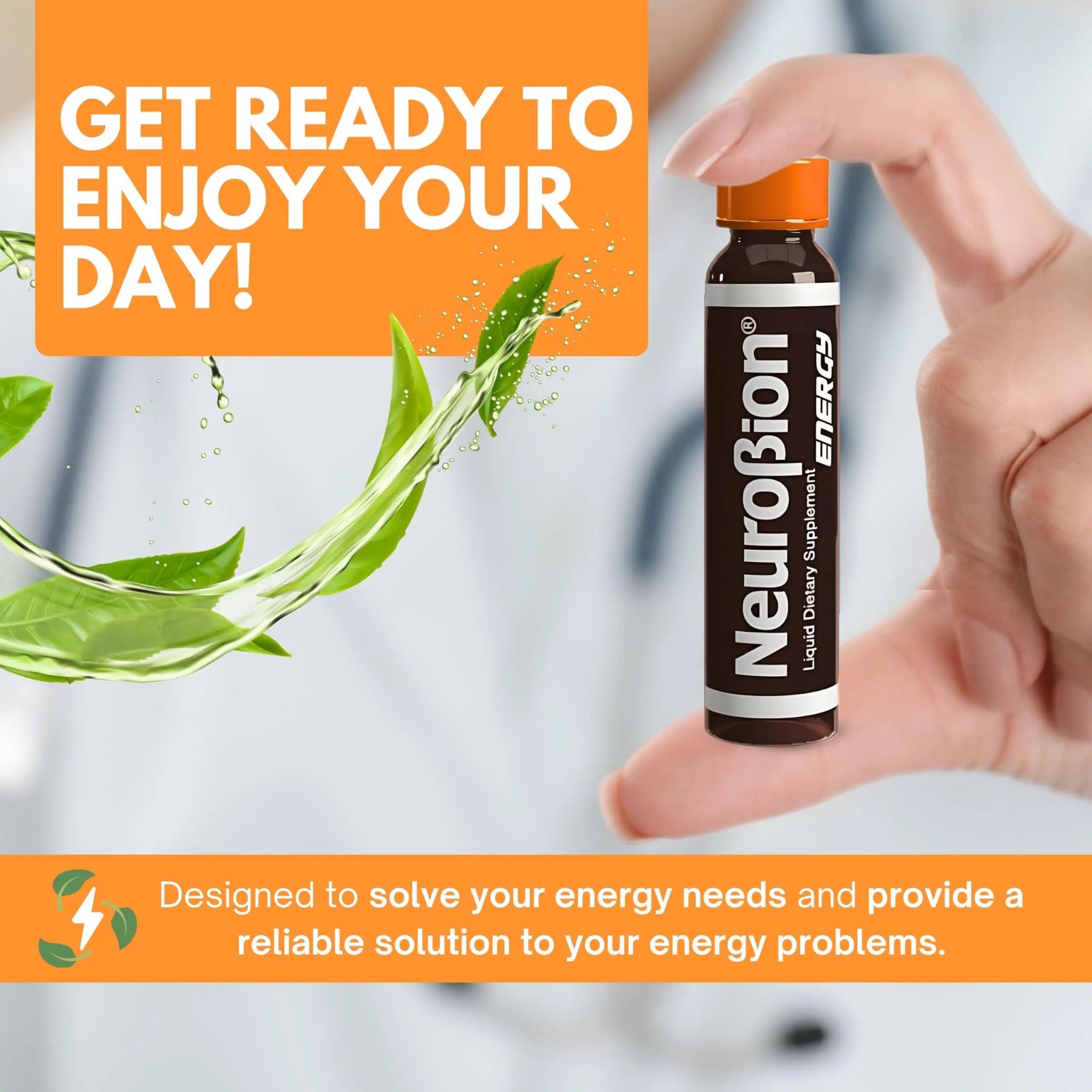 Neurobion Energy Liquid Dietary Supplement Multivitamins + Enegy Blend 10 vials x 250 ml NeurobionAu supplements