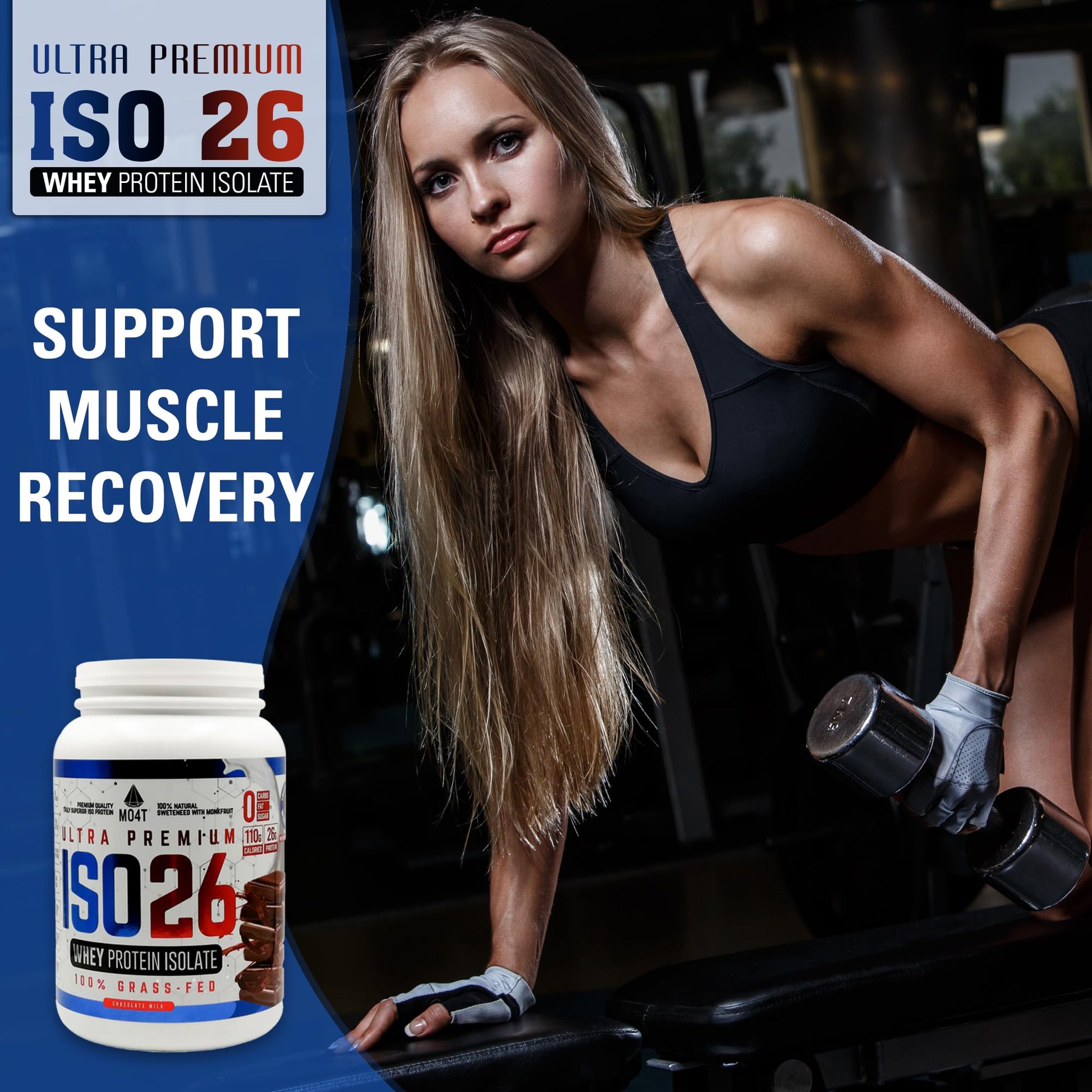 MOMOF4TRANSFORM MO4T Grass Fed Whey Protein Isolate Powder, Naturally Sweetened MOMOF4TRANSFORMUS supplements