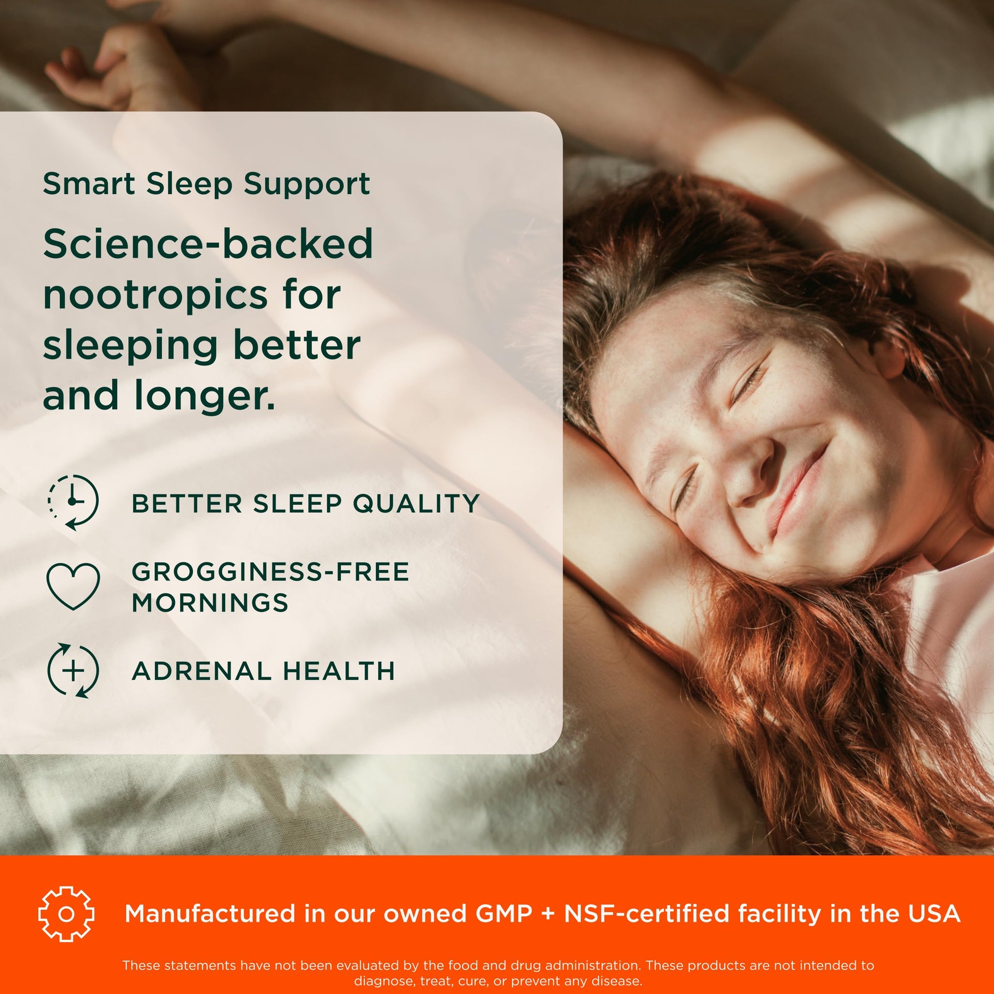 Genius Sleep AID - Smart Sleeping Pills Supplement - Relaxation Enhancer and Mood Support w/Inositol, L-Theanine & Glycine - 40 Capsules The Genius BrandUS supplements