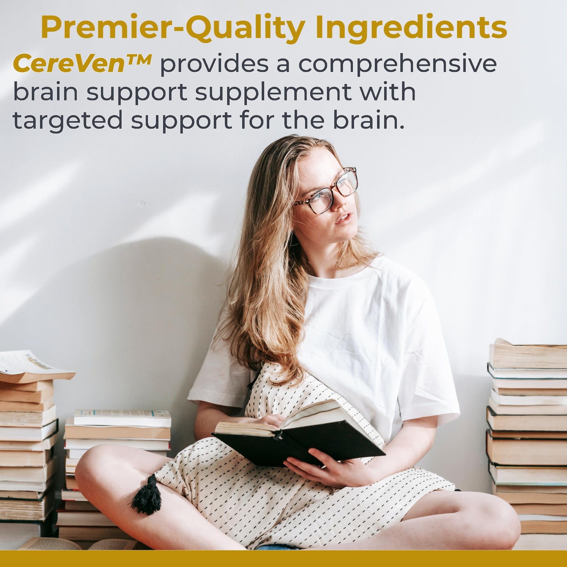 Premier Research Labs CereVen - Herbal Brain Supplement for Memory & Focus Featuring Rhodiola Rosea, Rhodiola Rosea Supplement for Brain Health Support - 60 Vegetarian Capsules Premier Research LabsAu supplements