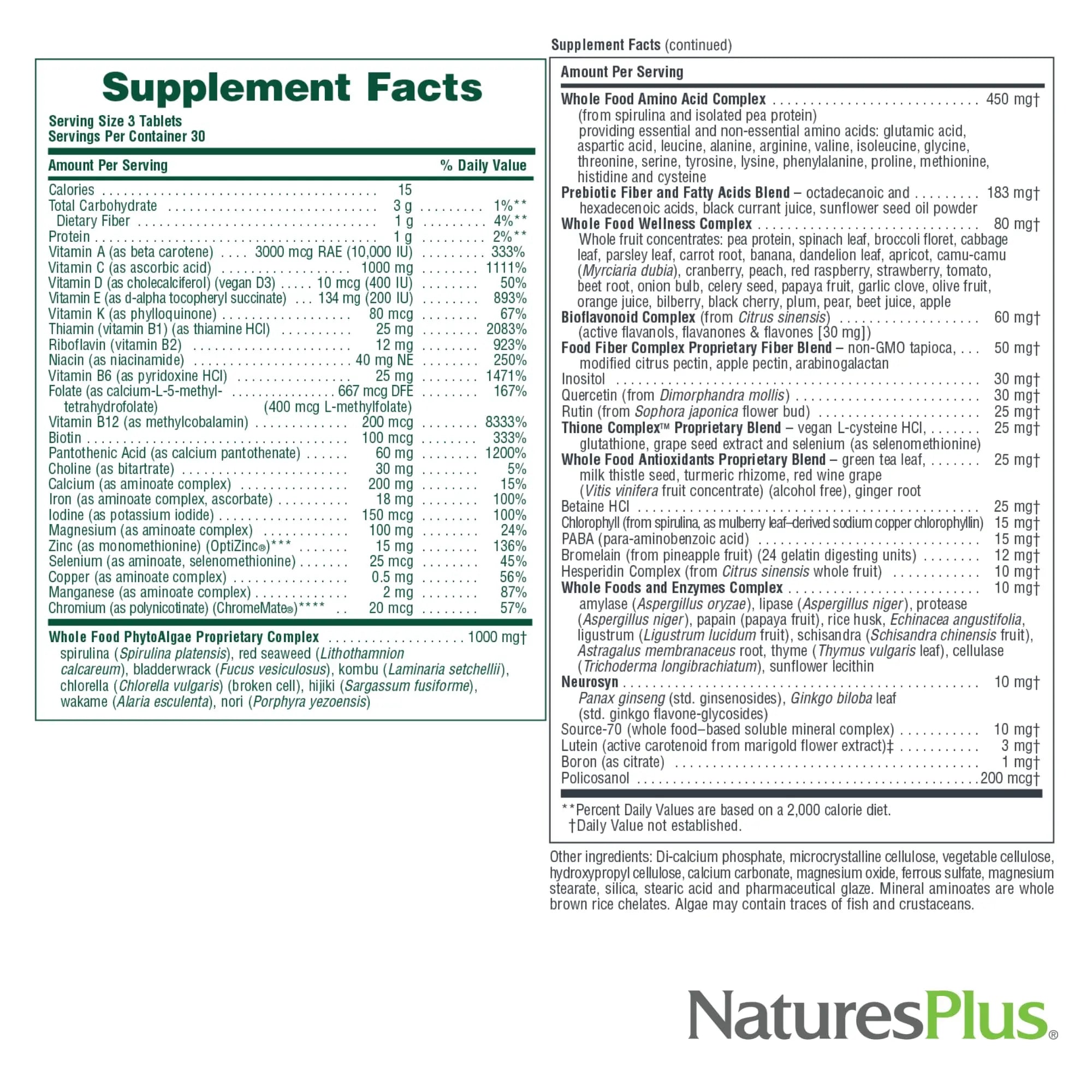 NaturesPlus Ultra Source of Life Multivitamin - 90 Tablets - Supports Immune Health, Energy & Overall Well-Being - with Lutein & Vitamin D3 Aus HealthcareAu supplements