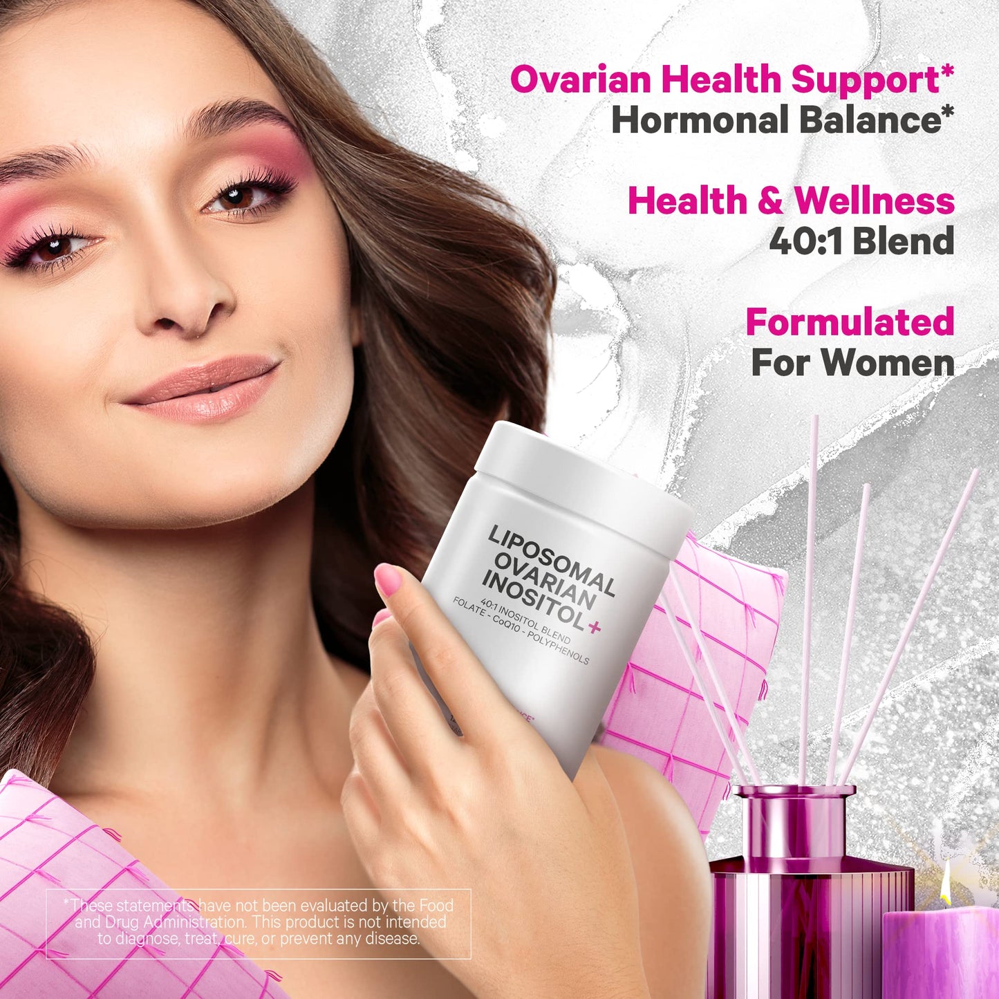 Codeage Liposomal Ovarian Inositol + Supplement - Myo-Inositol, D-Chiro-Inositol CodeageUS supplements