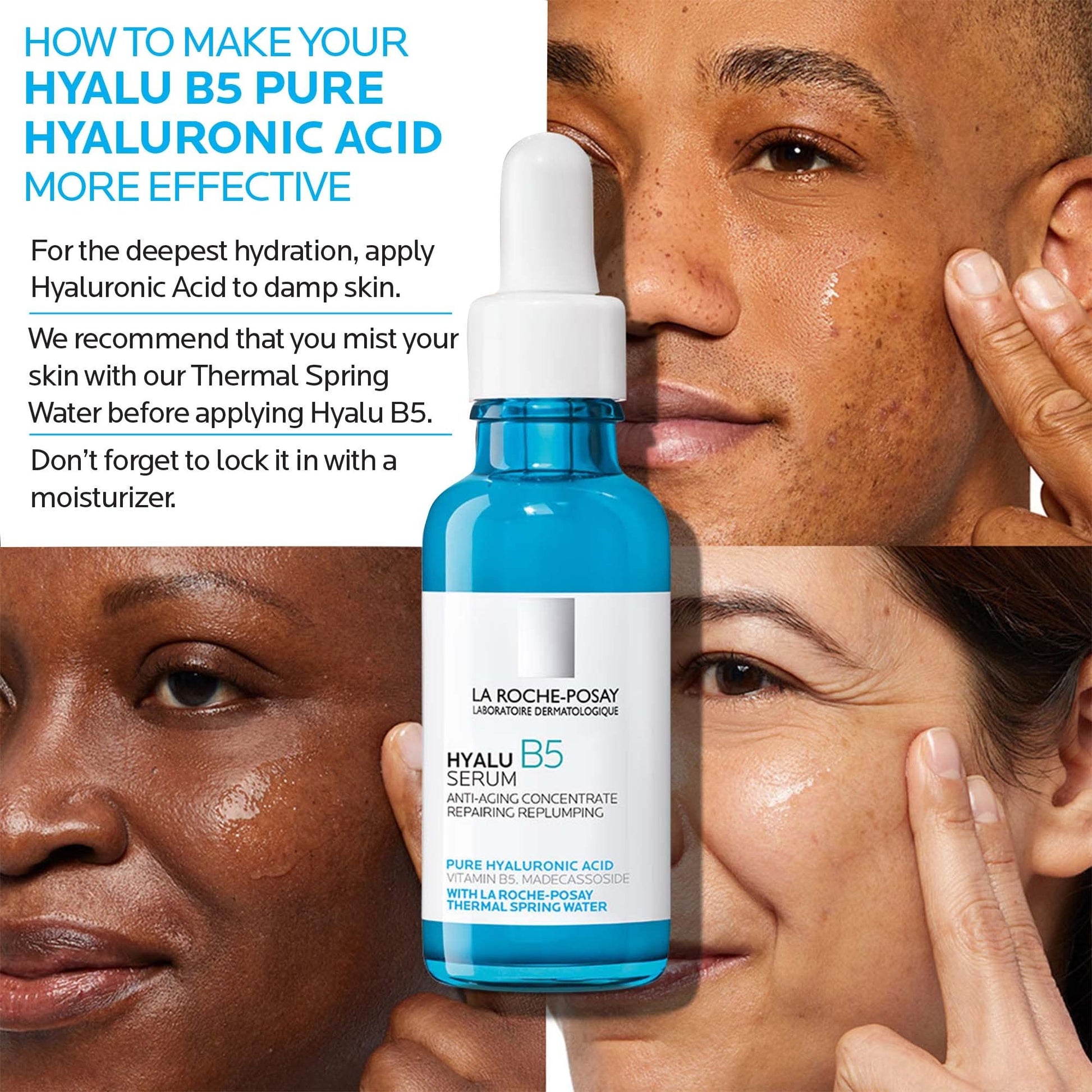 La Roche-Posay Hyalu B5 Pure Hyaluronic Acid Serum for Face La Roche-PosayAu supplements
