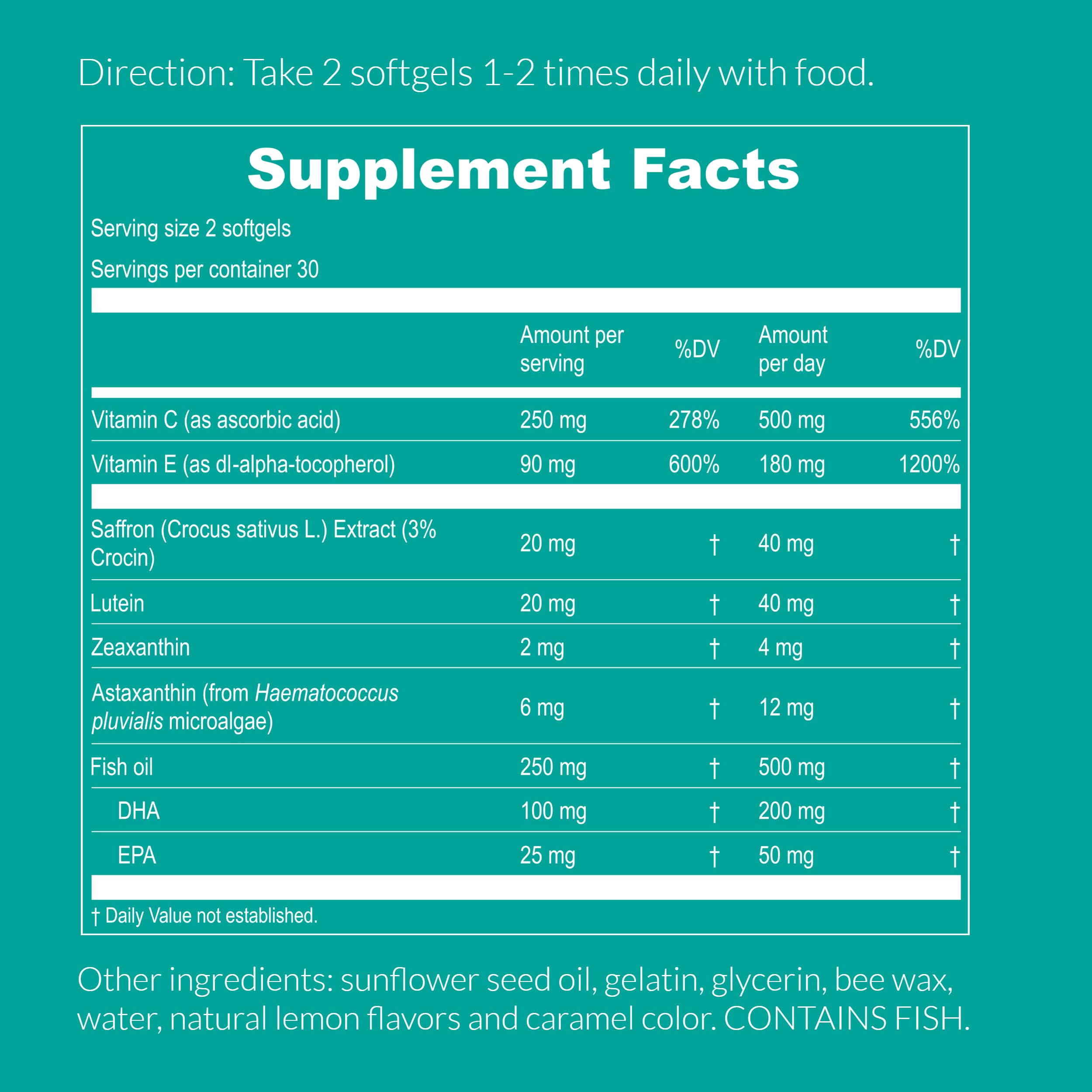 UpNourish AREDS 2 Eye Vitamins for Seniors - Lutein Eye Health Supplement for Adults - Computer Eye Strain Relief, Ocular Health and Dry Eye Support - Vision & Eye Supplements for Women and Men UpNourishAu supplements