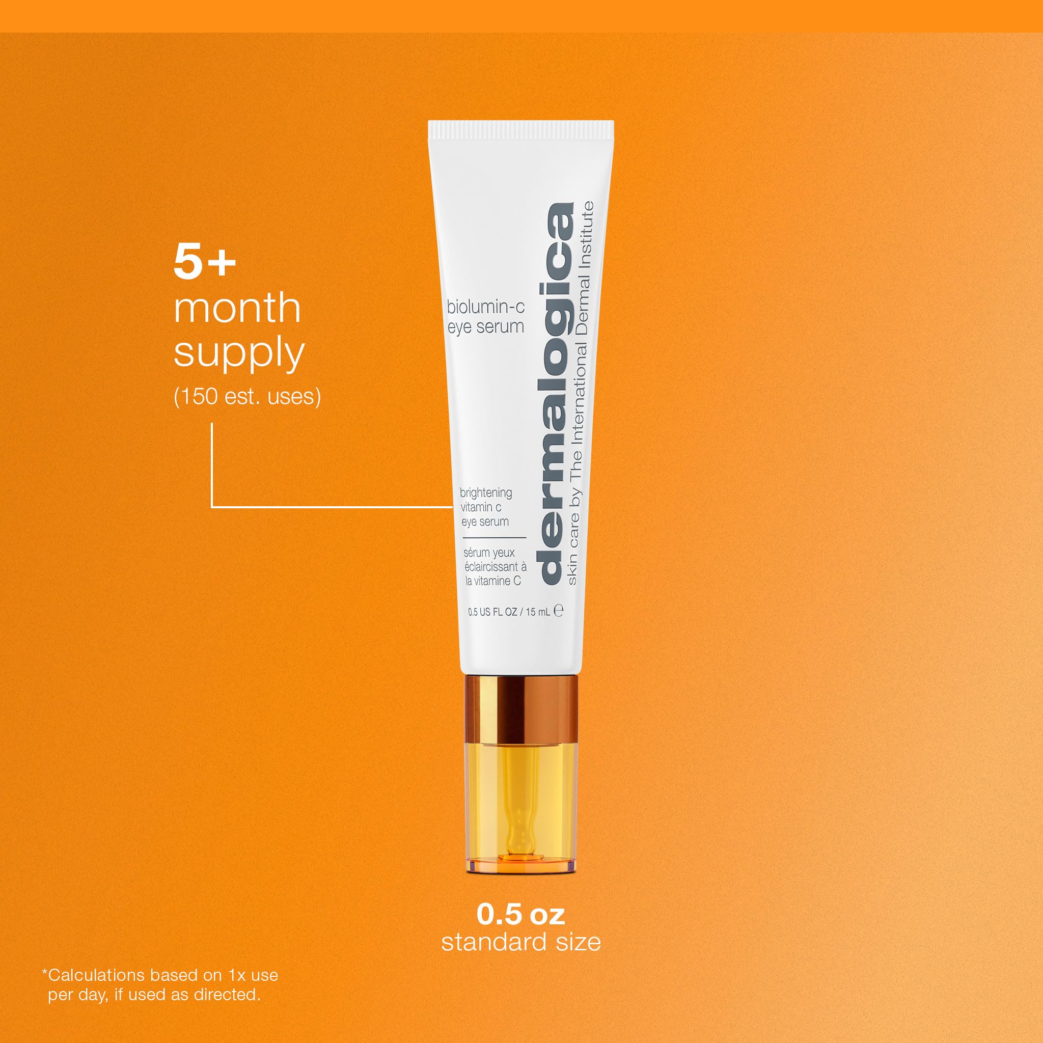 Dermalogica Biolumin-C Eye Serum with Vitamin C, Brightens Eye Area, Reduces Appearance of Fine Lines and Wrinkles For Smooth Skin, 0.5 fl oz DermalogicaAu supplements