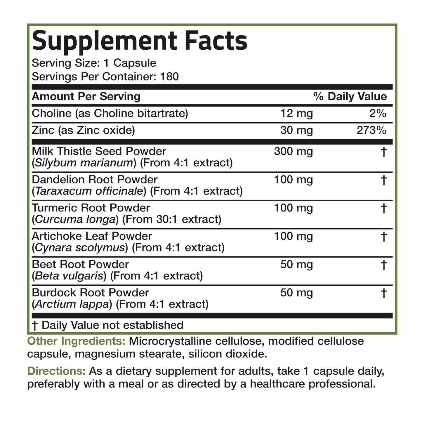 Bronson Liver Detox Advanced Detox & Cleansing Formula Supports Health Liver Function BronsonUS supplements