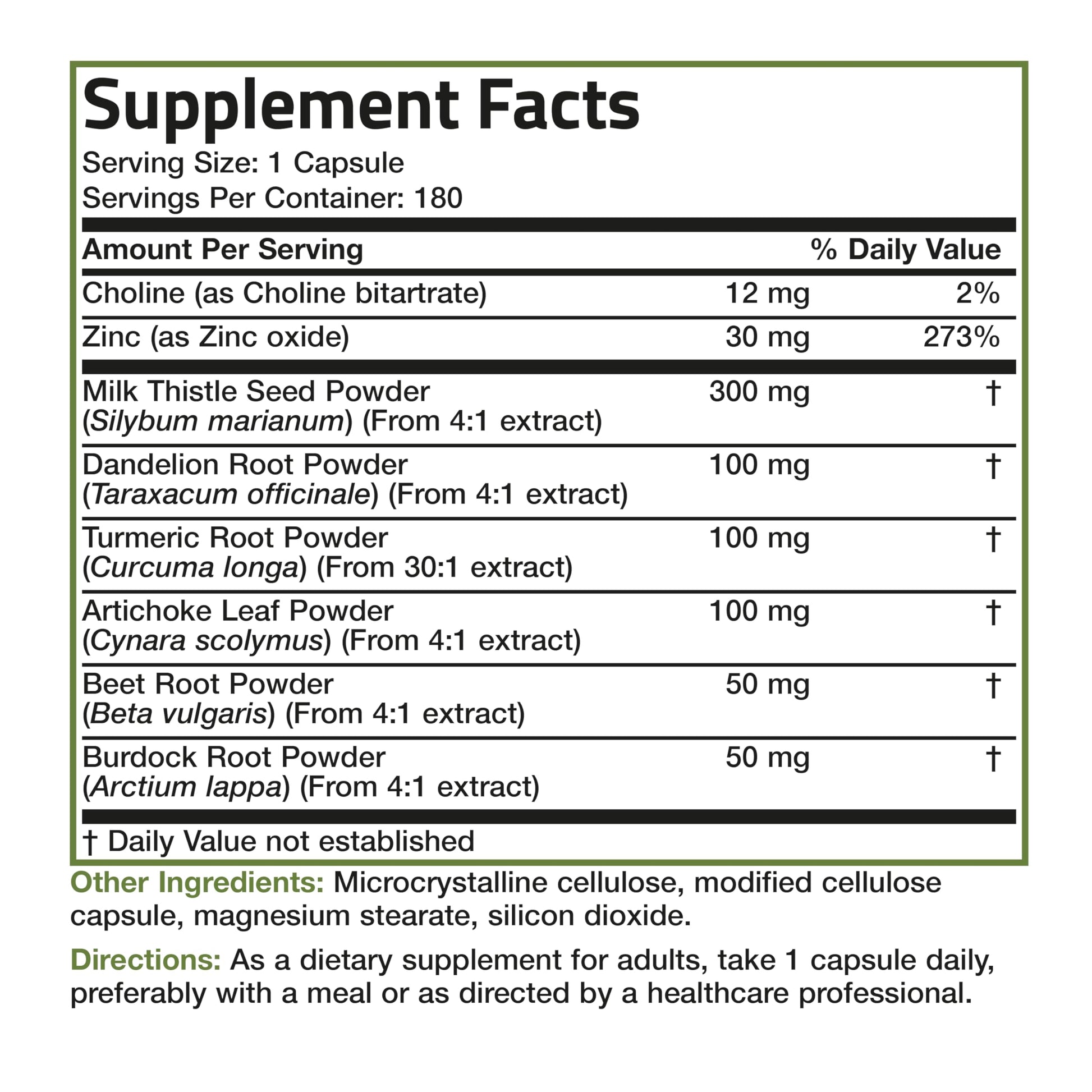 Bronson Liver Detox Advanced Detox & Cleansing Formula Supports Health Liver Function BronsonUS supplements