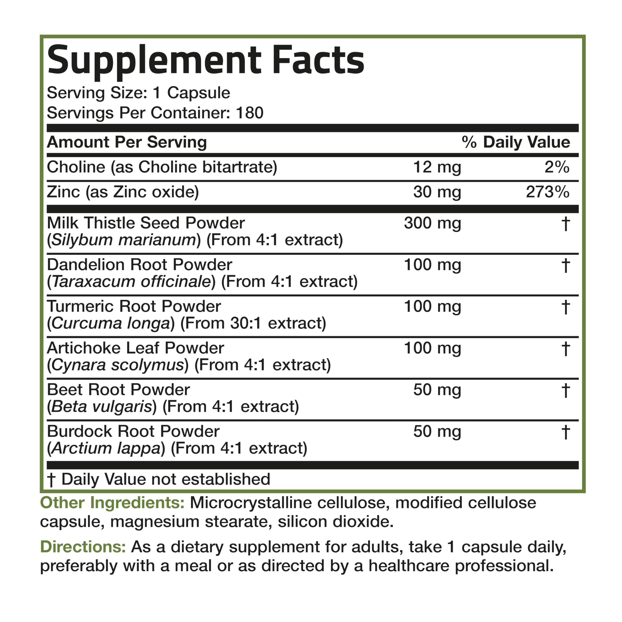 Bronson Liver Detox Advanced Detox & Cleansing Formula Supports Health Liver Function BronsonUS supplements
