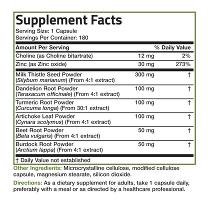 Bronson Liver Detox Advanced Detox & Cleansing Formula Supports Health Liver Function BronsonUS supplements