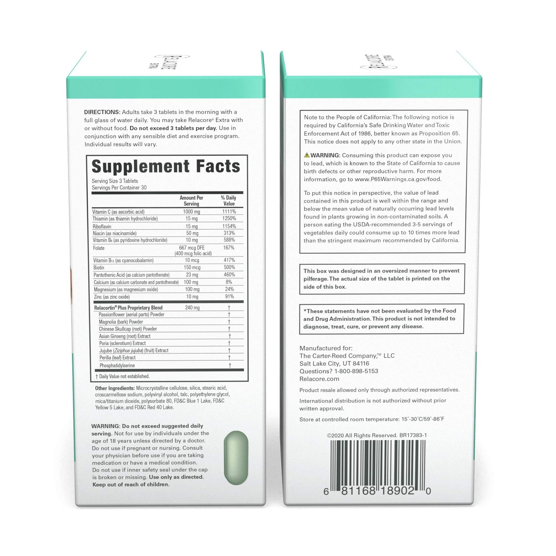 Relacore Extra Maximum Strength Stress-Mitigating Compound - Stress Relief Supplements RelacoreAu supplements