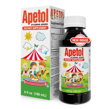 Apetol Appetite Booster & Brain Energy Liquid Vitamins - Dietary Supplements for Kids & Adults - Supports Digestive Health, Memory & Vitality ApetolAu supplements