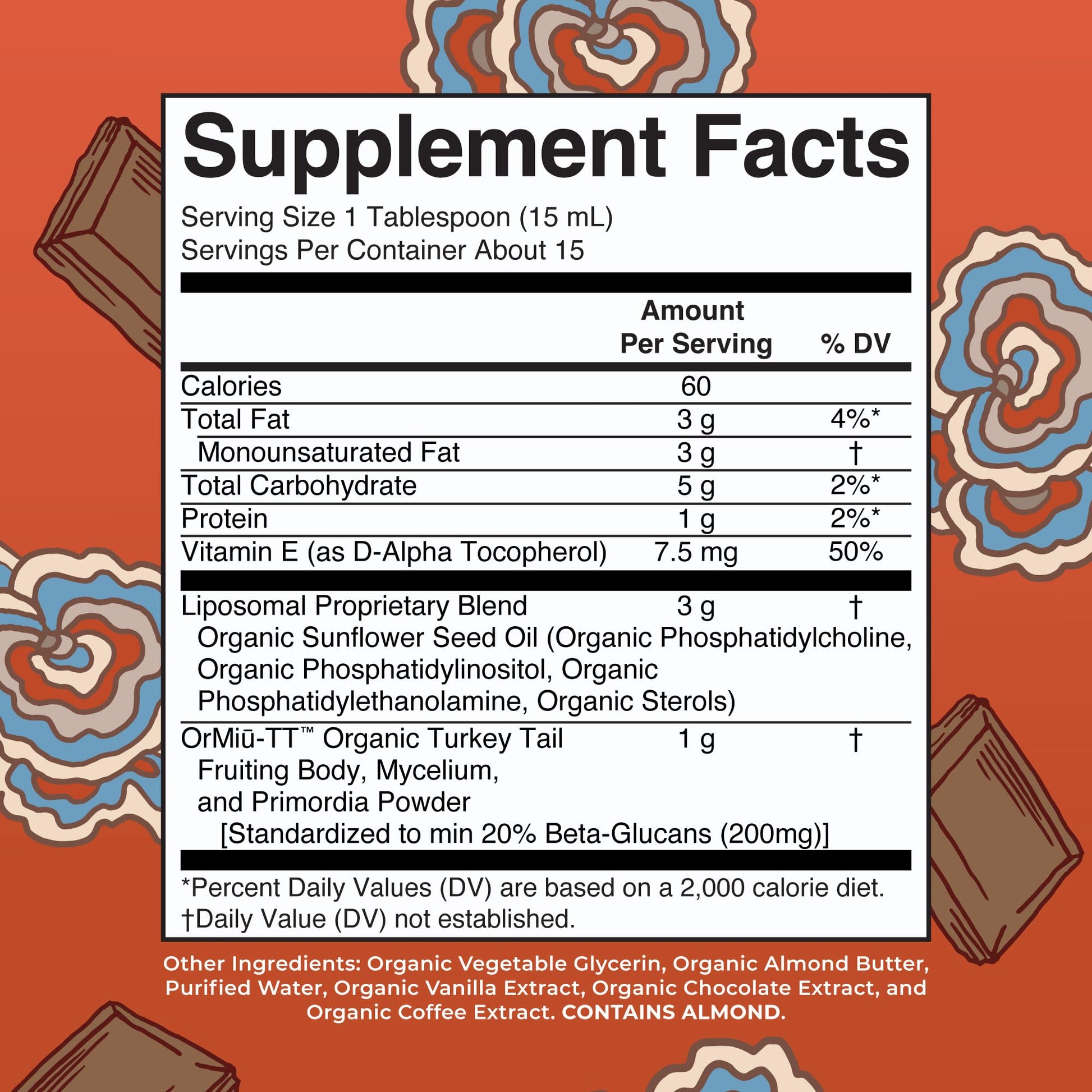MaryRuth Organics Turkey Tail Mushroom Supplement | Ultra Absorption Liposomal | Full Spectrum | 200mg Beta-Glucans Per Serving | Vegan | 7.6 oz | 15 Servings MARYRUTH'SUS supplements
