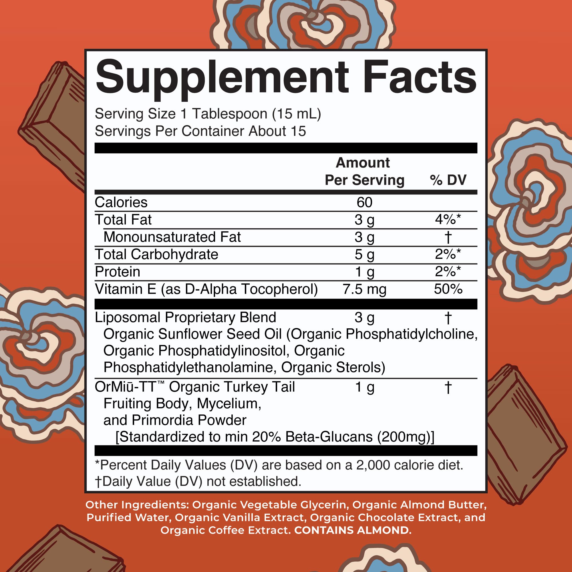 MaryRuth Organics Turkey Tail Mushroom Supplement | Ultra Absorption Liposomal | Full Spectrum | 200mg Beta-Glucans Per Serving | Vegan | 7.6 oz | 15 Servings MARYRUTH'SUS supplements