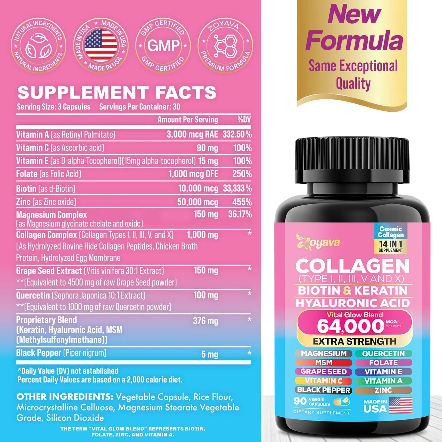 Zoyava Sea Moss 16-in-1 and Collagen 14-in-1 Bundle ZoyavaUS supplements