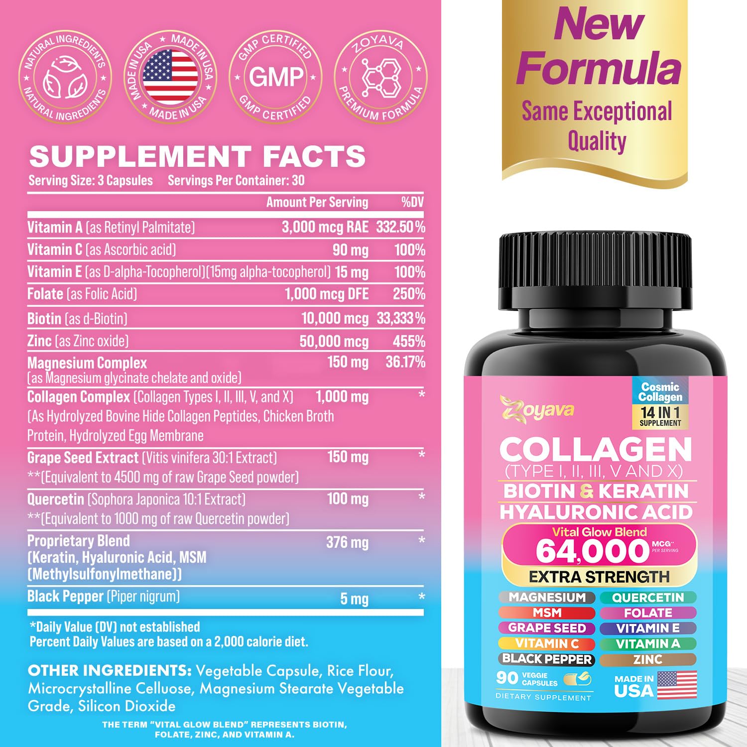 Zoyava Sea Moss 16-in-1 and Collagen 14-in-1 Bundle ZoyavaUS supplements