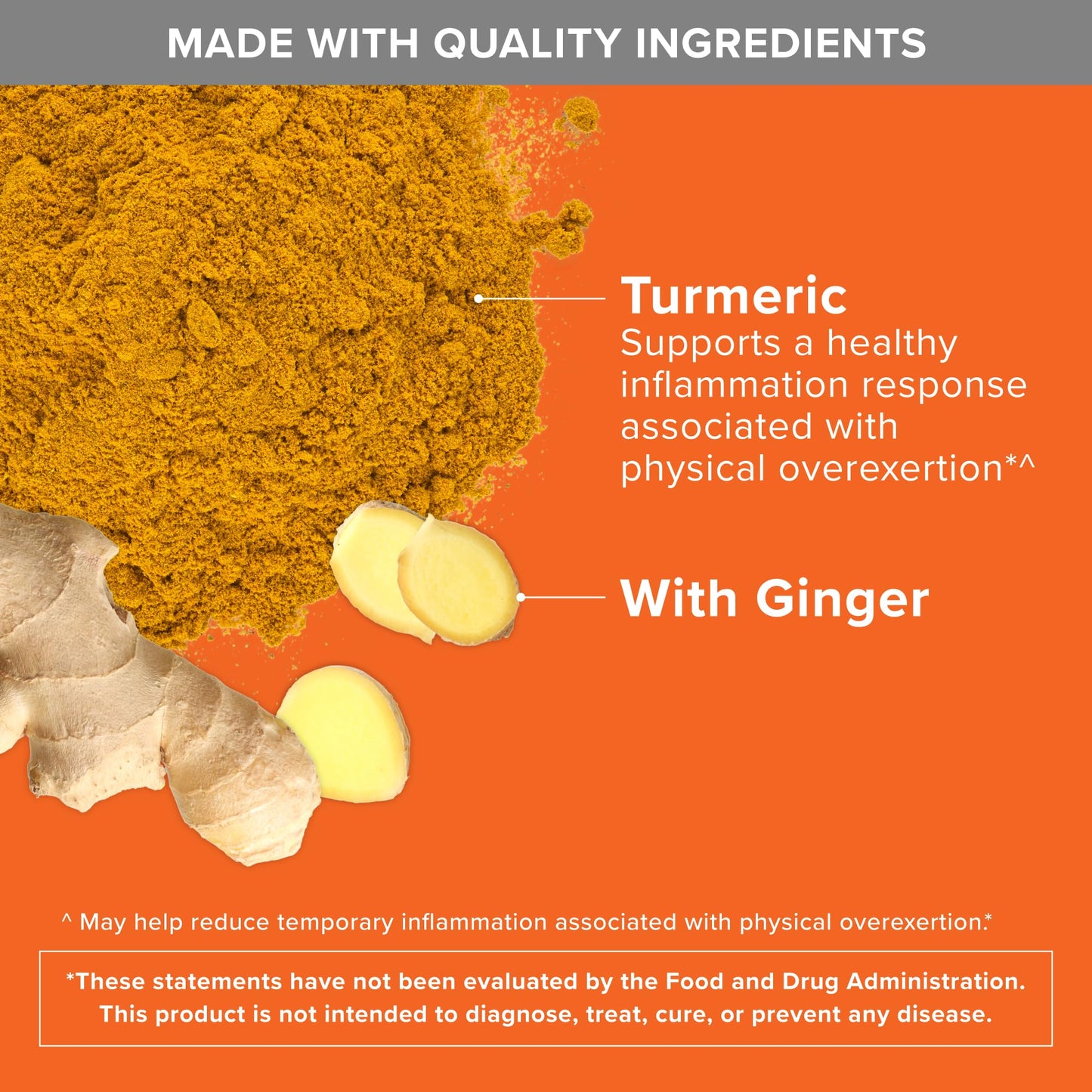 Qunol Turmeric Curcumin with Black Pepper & Ginger, 2400mg Turmeric Extract with 95% Curcuminoids, Extra Strength Supplement QunolUS supplements