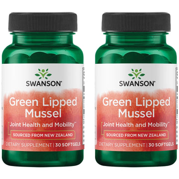 Swanson New Zealand Green Lipped Mussel Oil 30 Sgels (2 Pack) SwansonAu supplements